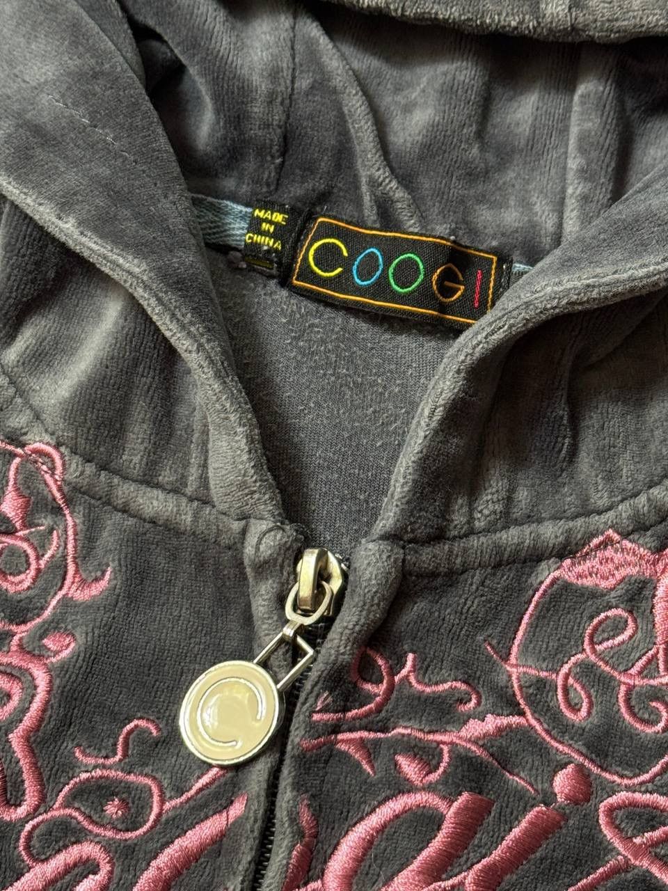 Coogi COOGI VINTAGE VELOUR SKINI BOXY FIT ZIP HOODIE Size XL / US 12-14 / IT 48-50 - 8 Thumbnail