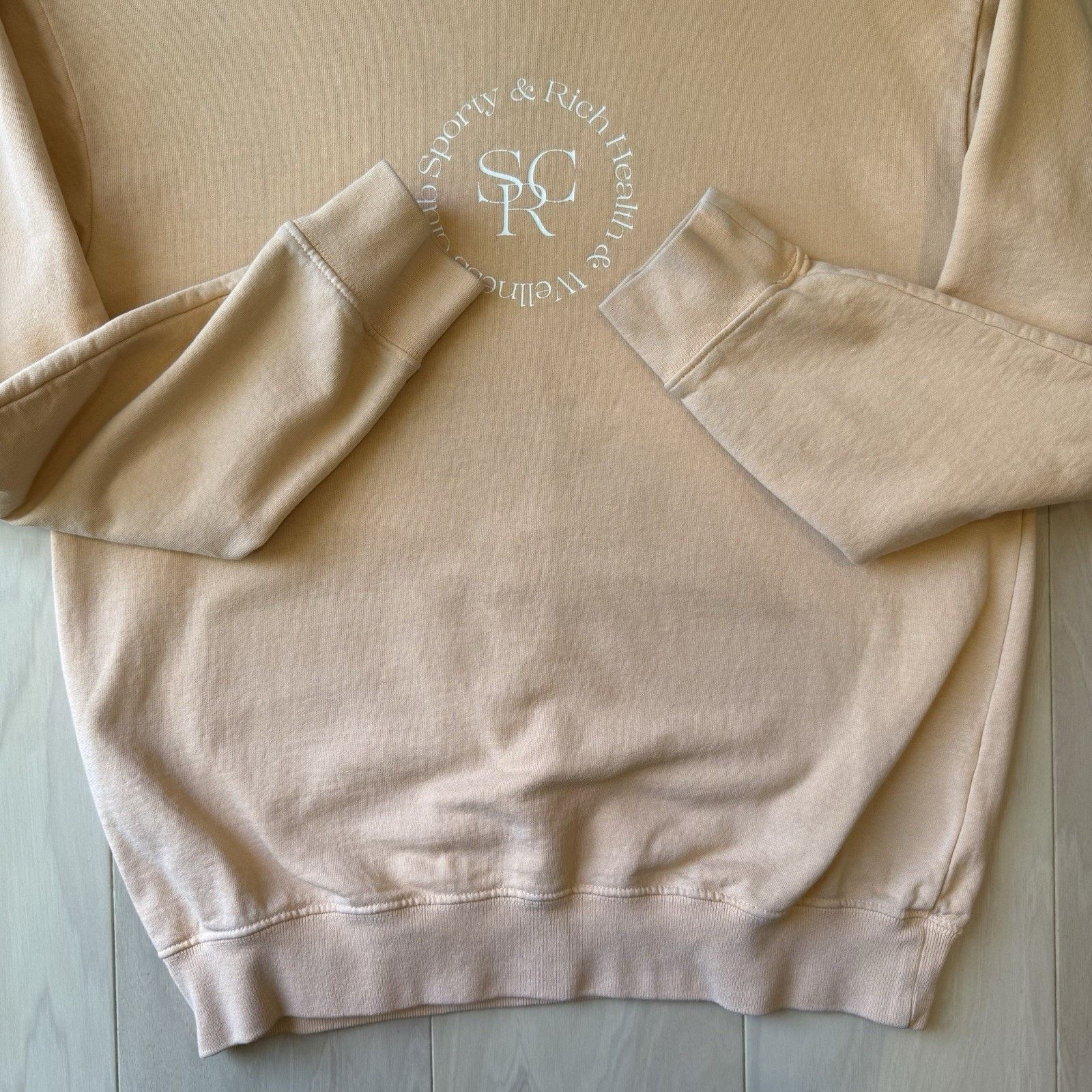 Sporty & Rich Sporty & Rich Sweatshirt Medium Peach Fleece Pullover Size M / US 6-8 / IT 42-44 - 5 Thumbnail
