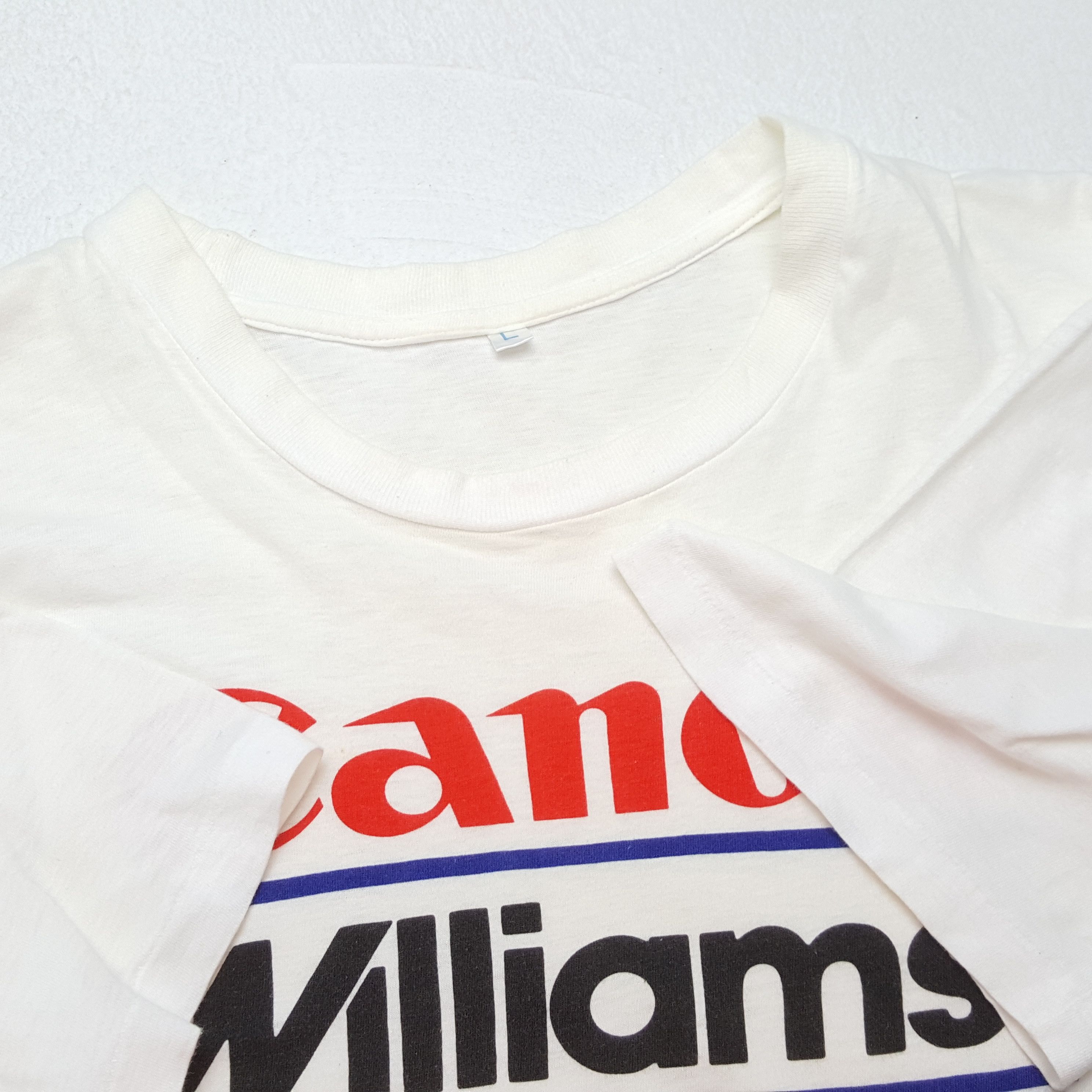 Vintage CANON FORMULA 1 RACING Promo Motorsport T-Shirts