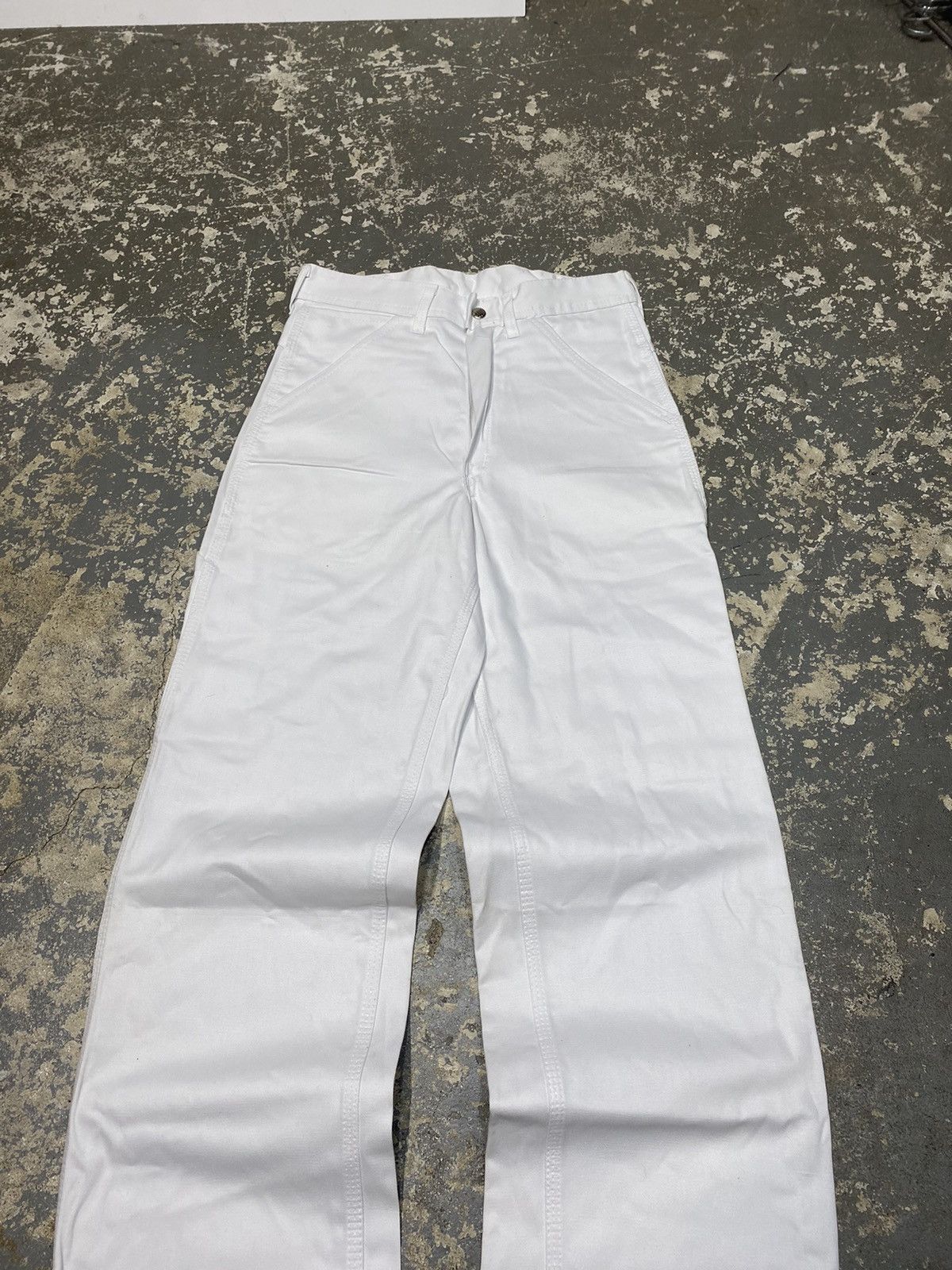 Carhartt × Vintage Vintage Stone Cutter Carpenter Painter Pants White Baggy New Size US 29 - 18 Thumbnail