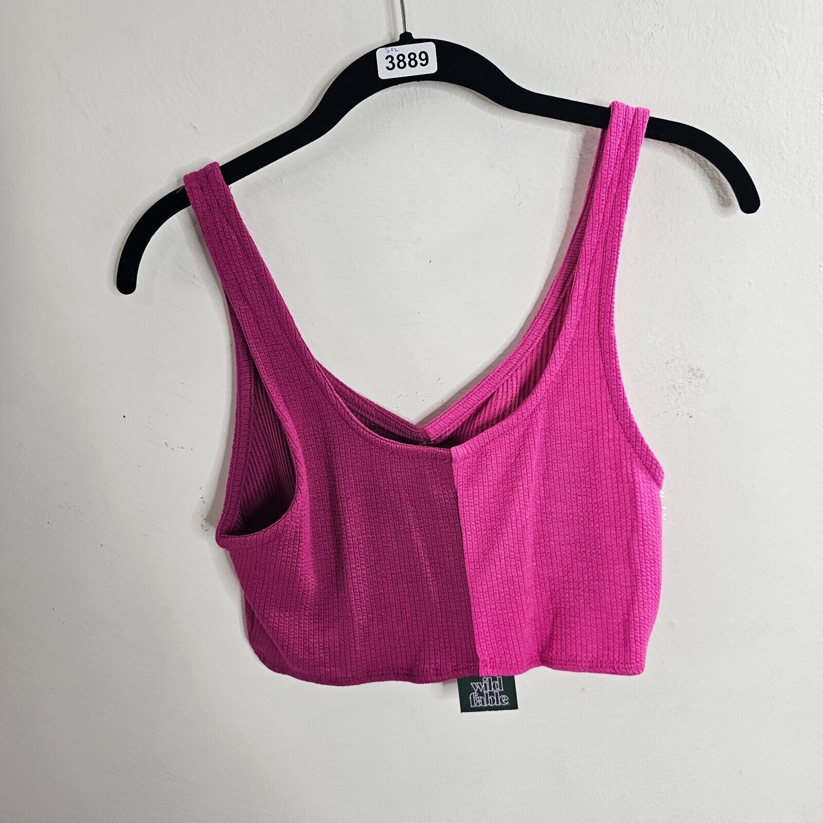 Other NWT Wild Fable Pink Front Ruched Bralette Crop Tank Top M Size M / US 6-8 / IT 42-44 - 2 Thumbnail