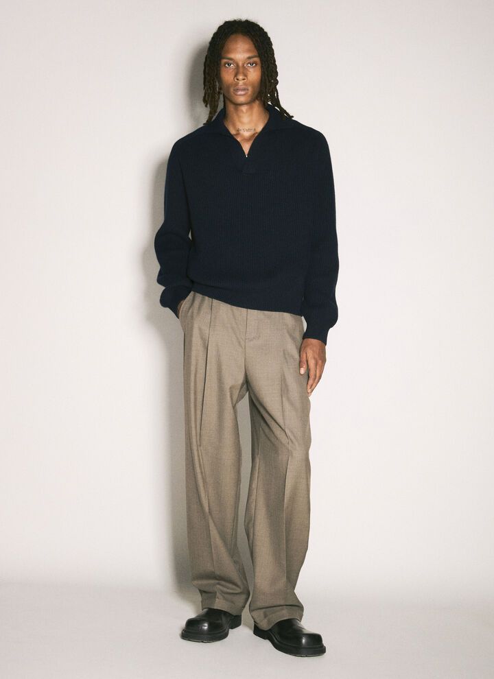 Saint Laurent Paris oc11z1225 796137 Pantalon Droit Taille in Grey Size US 34 / EU 50 - 5 Thumbnail
