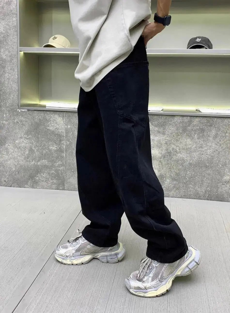 Japanese Brand Wide leg loose washed jeans Size US 32 / EU 48 - 2 Thumbnail