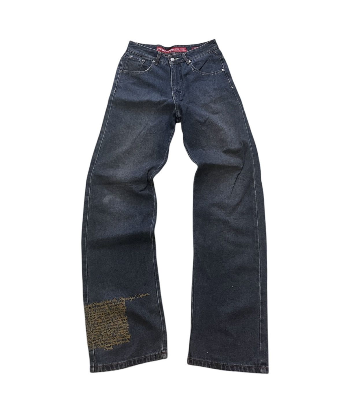 Japanese Brand × Vintage Ecko Untd Classic Logo and Classic Script Embroidered Pants Size US 31 - 2 Thumbnail