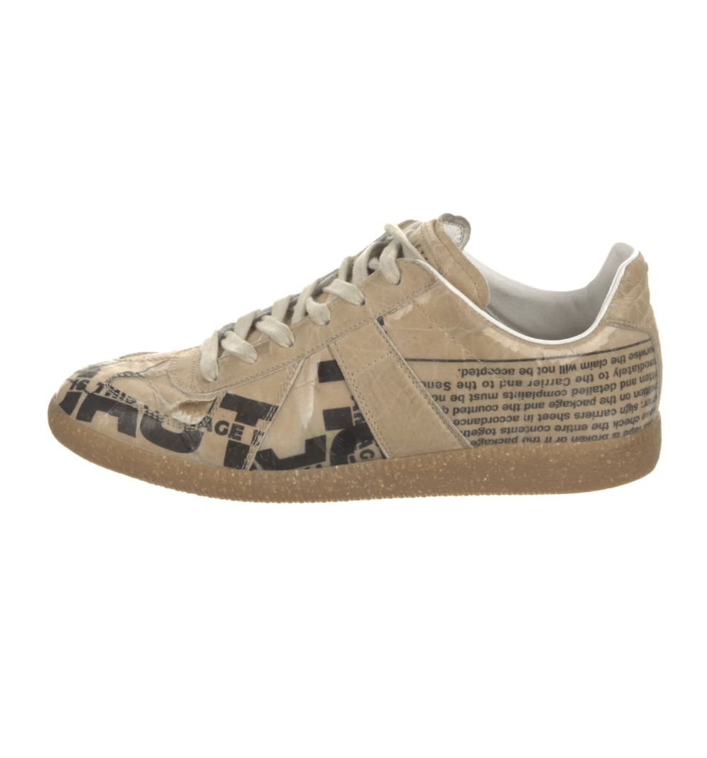 Newspaper Leather Printed GATs
