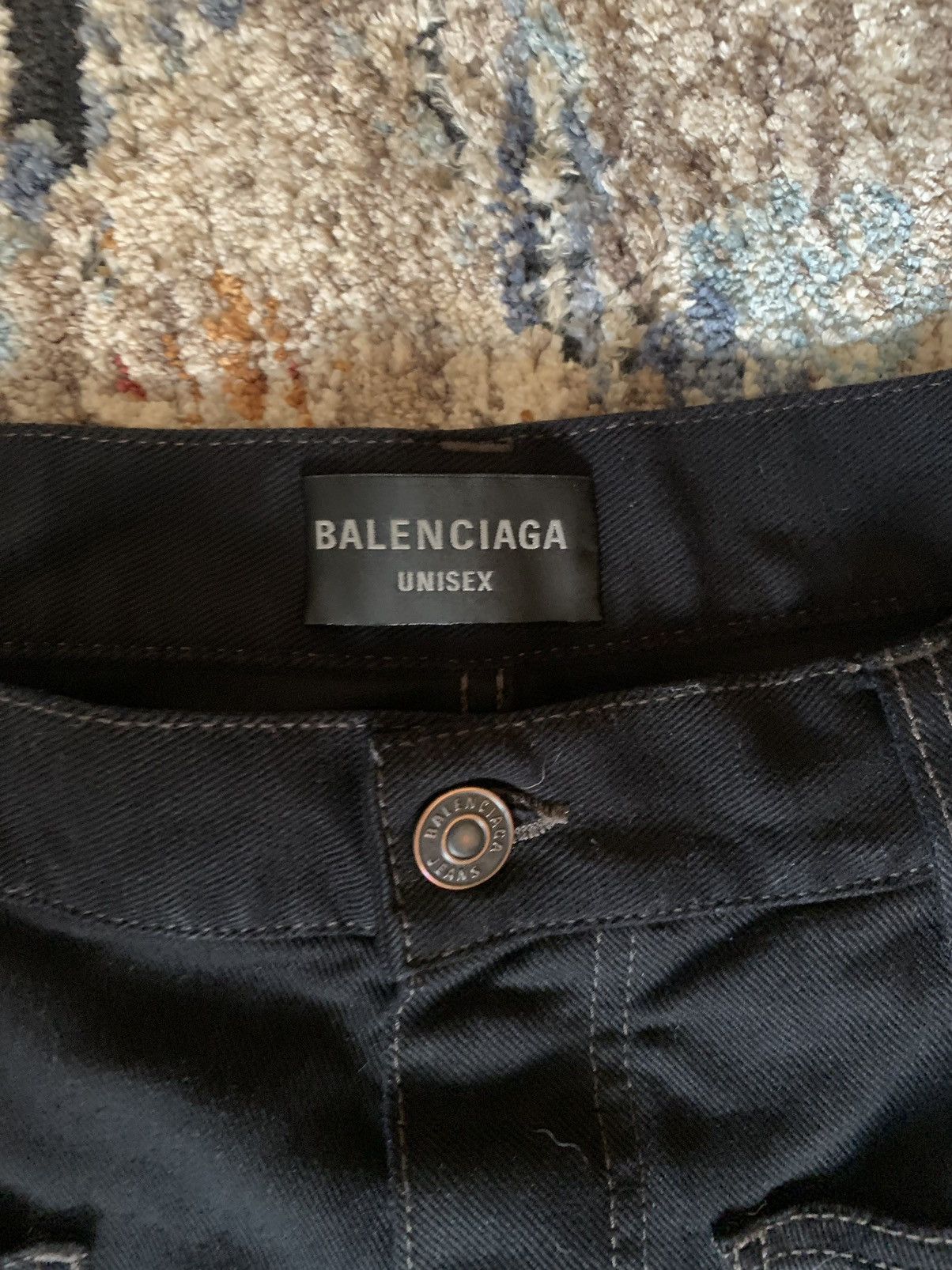 Balenciaga BALENCIAGA FW22 PATCHED POCKET JEANS | Grailed