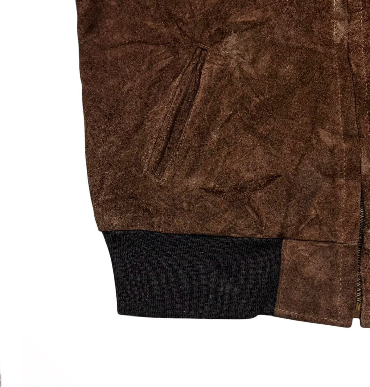 Schott Vintage Schott Bomber Made In USA Suede Leather Jacket Size US M / EU 48-50 / 2 - 4 Thumbnail