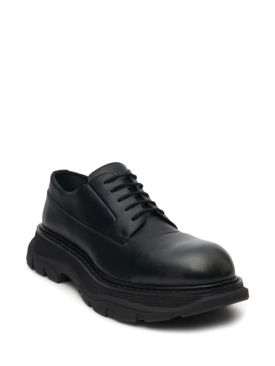Alexander McQueen o1w1db10725 Trade Lace Up in Black Size US 7 / EU 40 - 2 Thumbnail