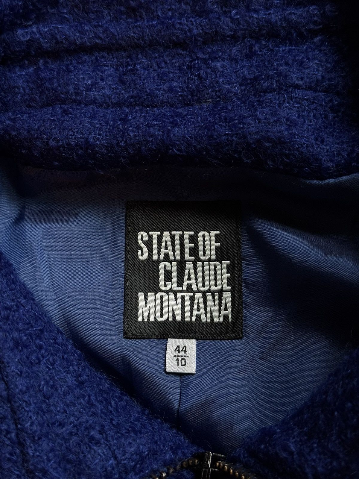 Claude Montana × Vintage State of Claude Montana 1990s archive wool mohair jacket Size M / US 6-8 / IT 42-44 - 5 Thumbnail