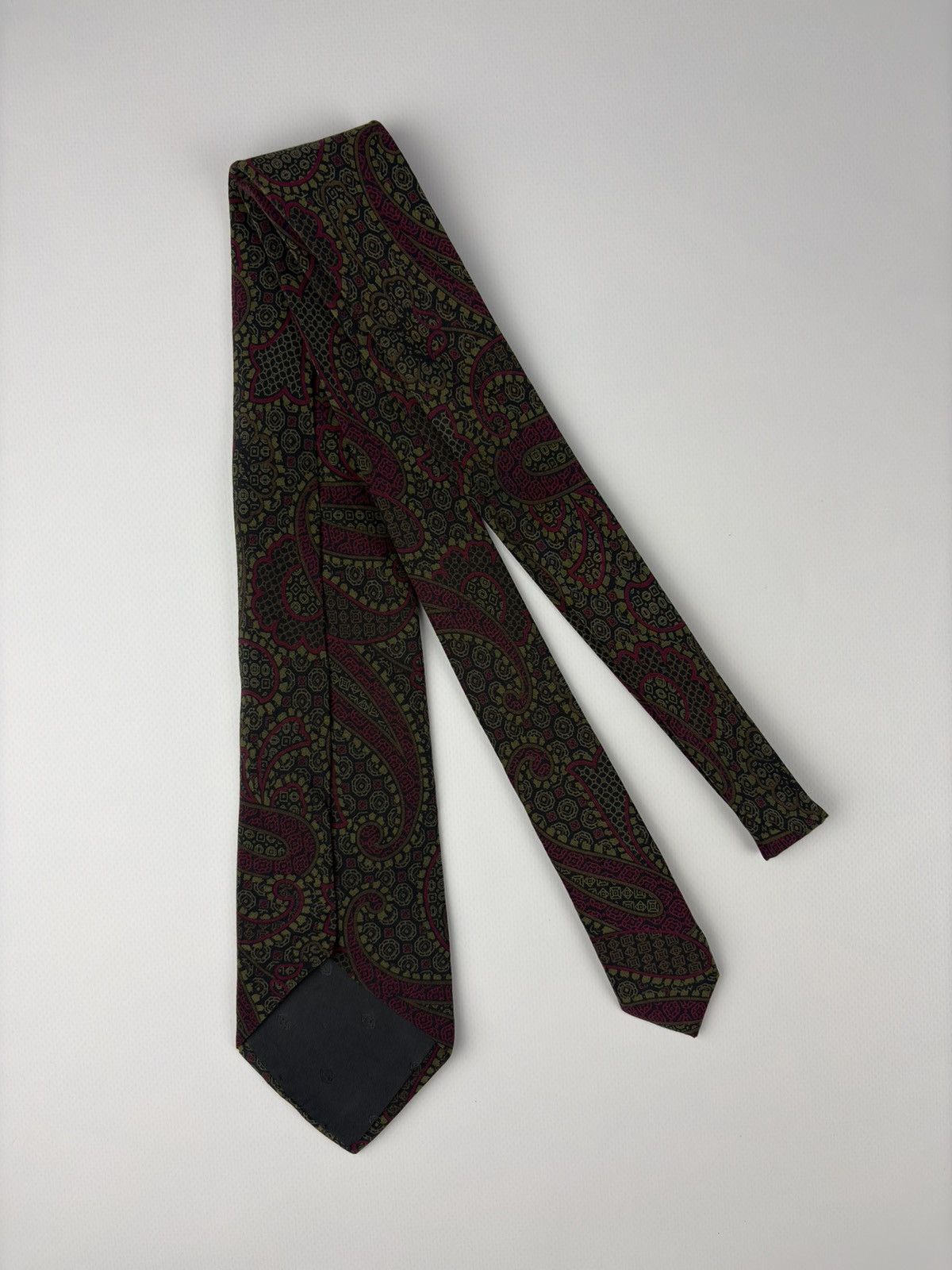 Ermenegildo Zegna Ermenegildo Zegna Abstraction Silk Tie Size ONE SIZE - 2 Thumbnail