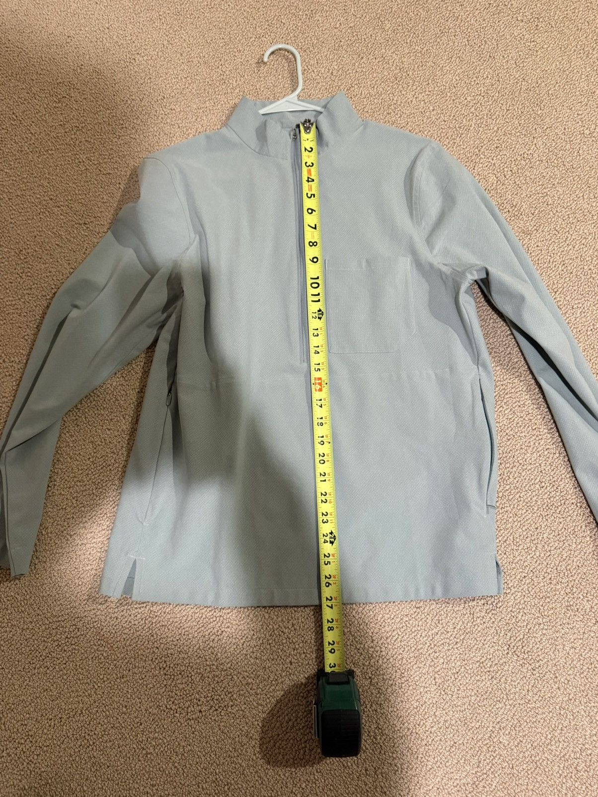 Lululemon Lululemon Woven-Air 1/2 Zip Sz medium Size US M / EU 48-50 / 2 - 3 Thumbnail
