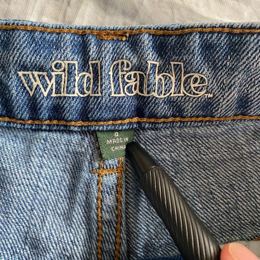 Other Wild fable women 0 high rise distressed ripped shorts blue Size 25" / US 0 / IT 36 - 3 Thumbnail