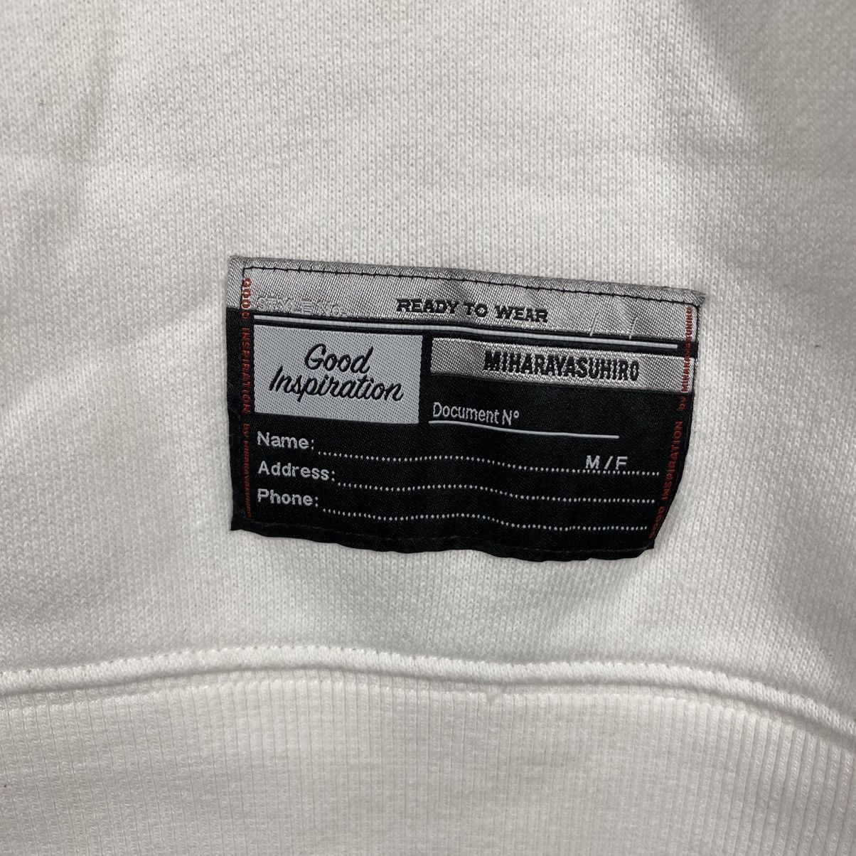 Maison MIHARA YASUHIRO Miharayasuhiro x GU Good Inspiration Hoodie Sweater Pullover Size US XXL / EU 58 / 5 - 2 Thumbnail