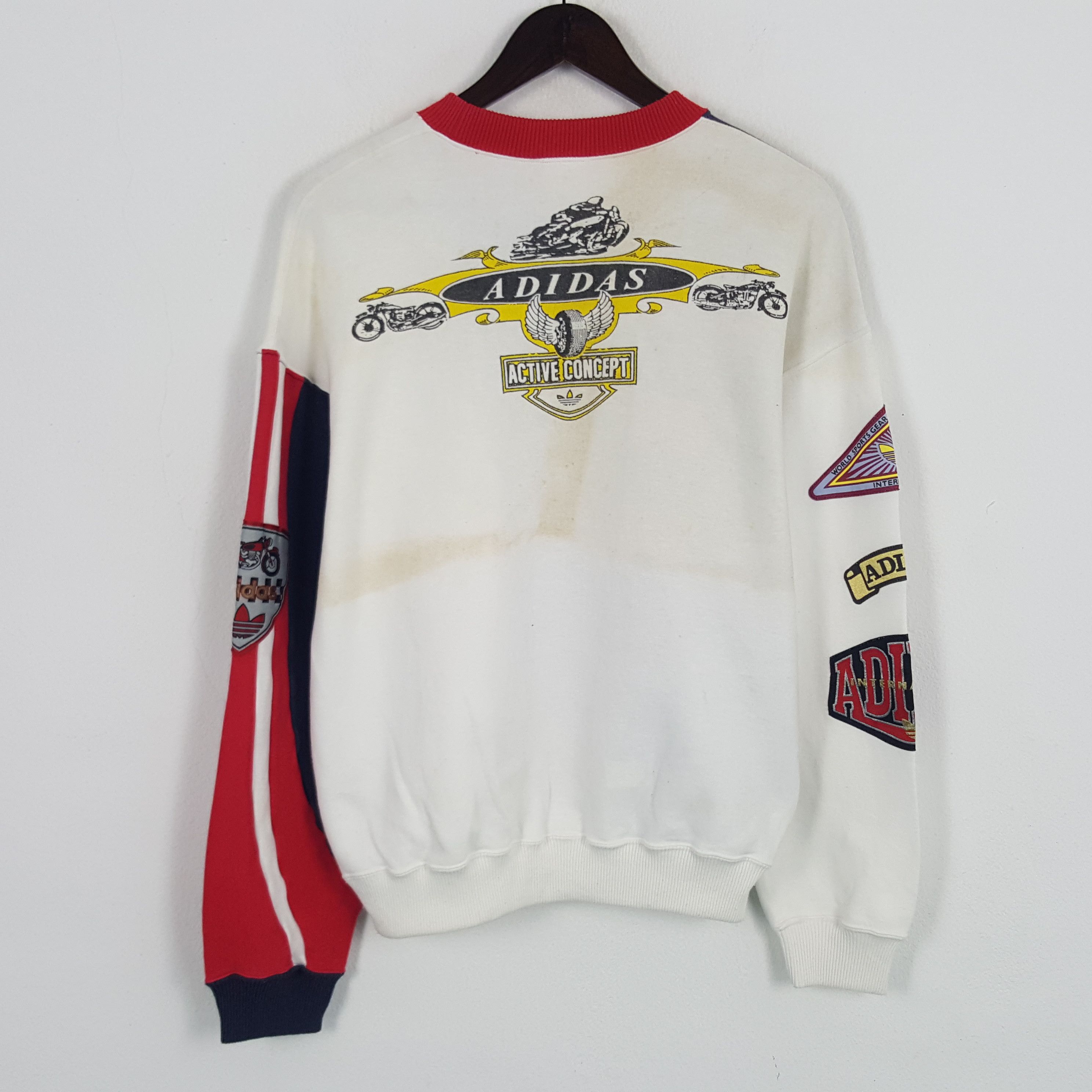 Adidas × Vintage Vintage Adidas Racing Sweatshirt Size US M / EU 48-50 / 2 - 3 Thumbnail