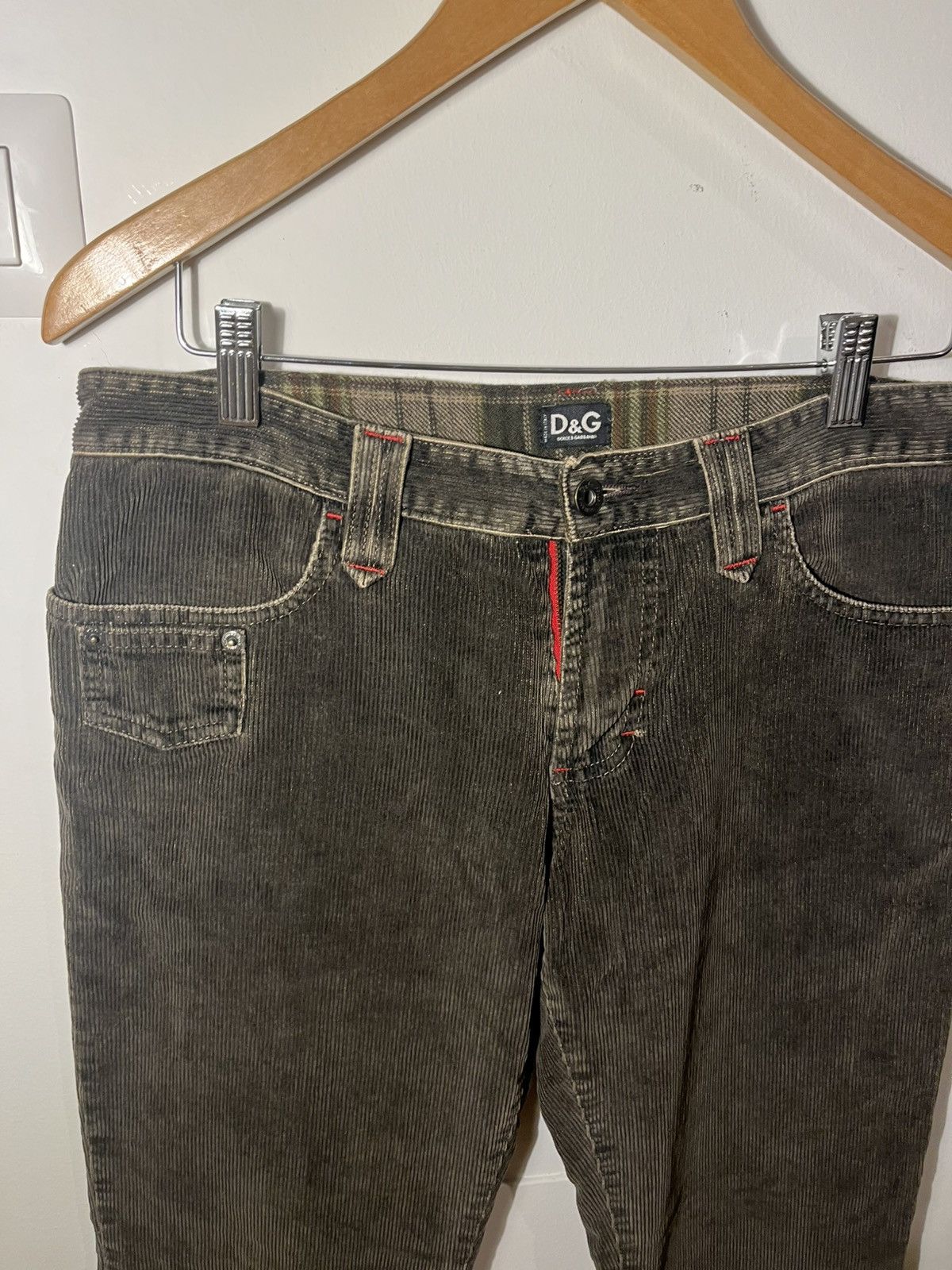 Dolce & Gabbana ARCHIVAL D&G Dolce & Gabbana Corduroy Trousers MCMXCIII IT47 Size US 44 / EU 60 - 2 Thumbnail