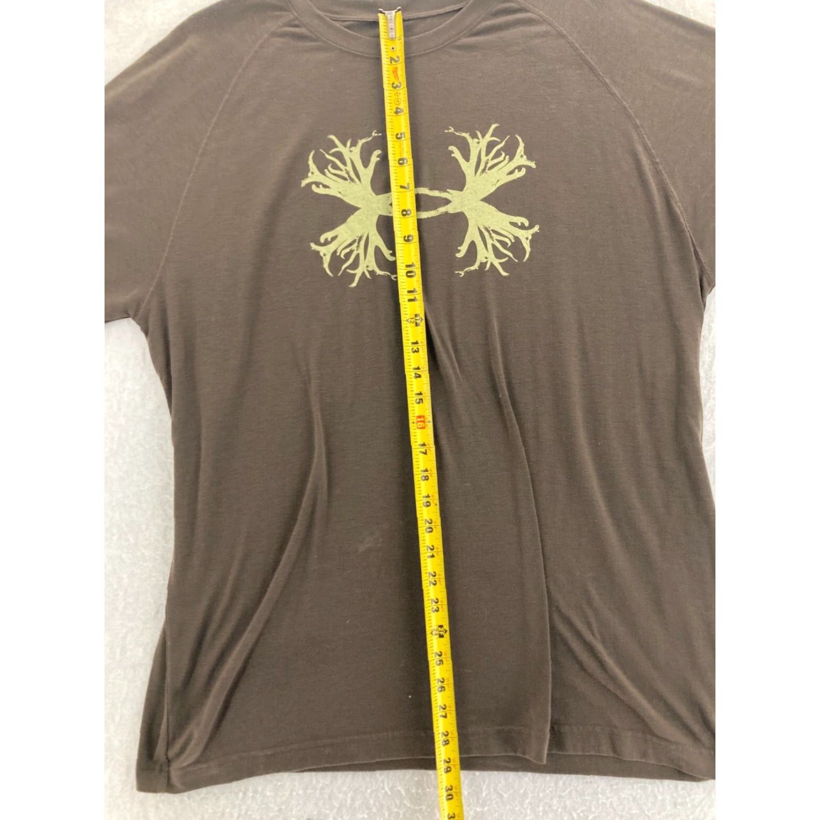 Under Armour Under Armour Shirt Mens Large Brown Color Block Sports HeatGear T-Shirt Mens Size US L / EU 52-54 / 3 - 3 Thumbnail