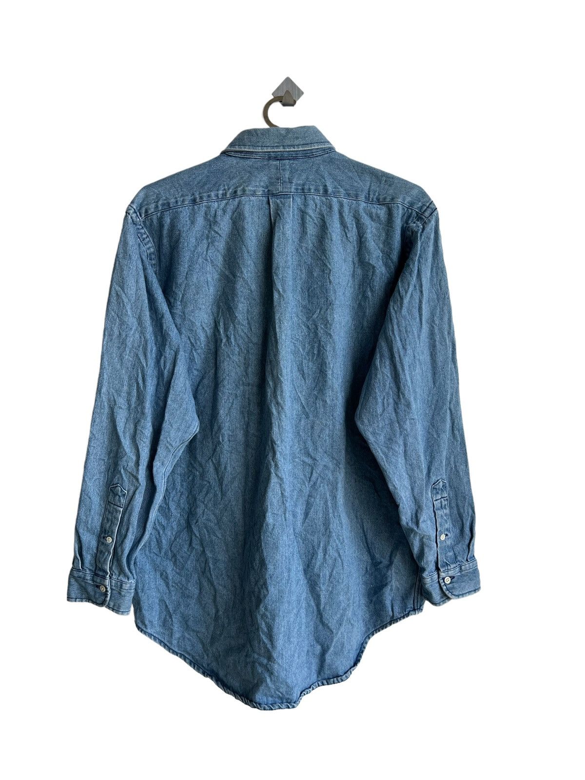 Polo Ralph Lauren Vintage 90s Polo Country Ralph Lauren Denim Work Shirt Jkt Size US M / EU 48-50 / 2 - 4 Thumbnail