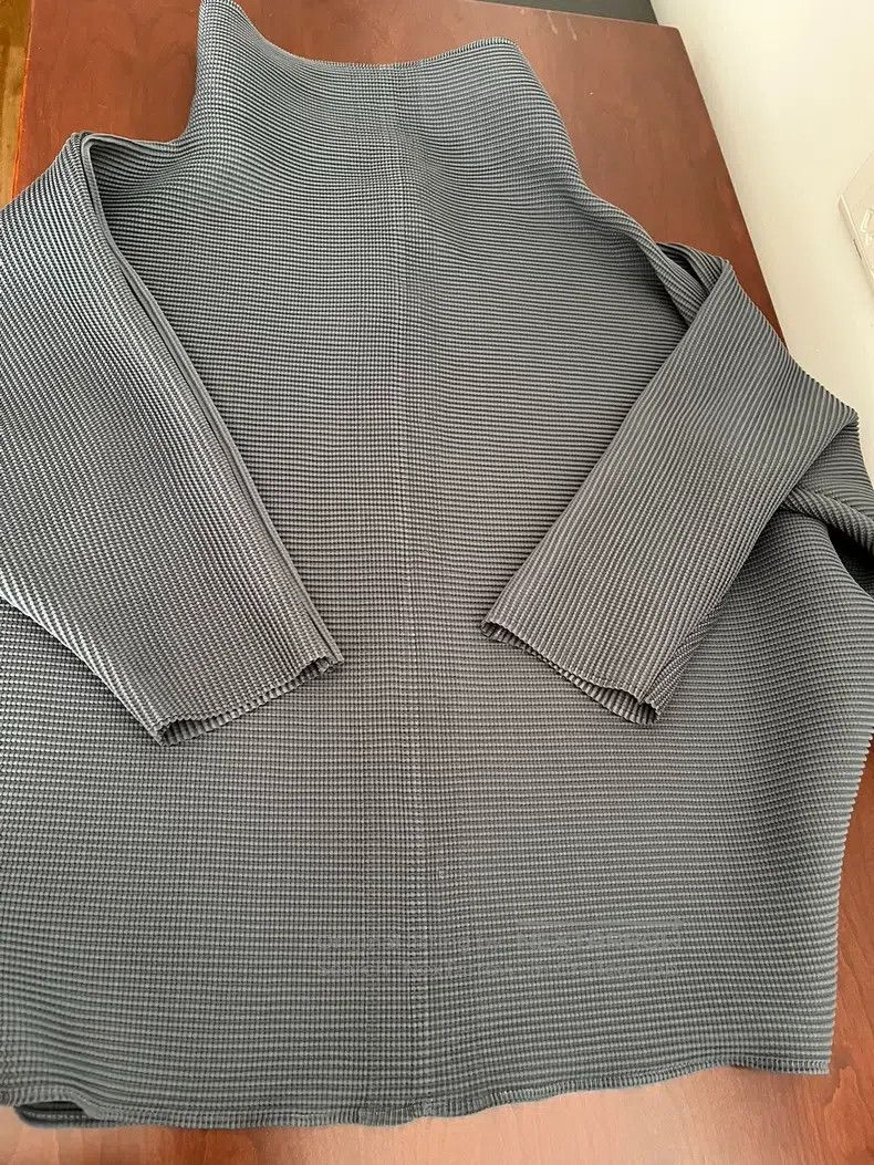 Issey Miyake Issey Miyake Dark Gray Cardigan Size S / US 4 / IT 40 - 4 Thumbnail