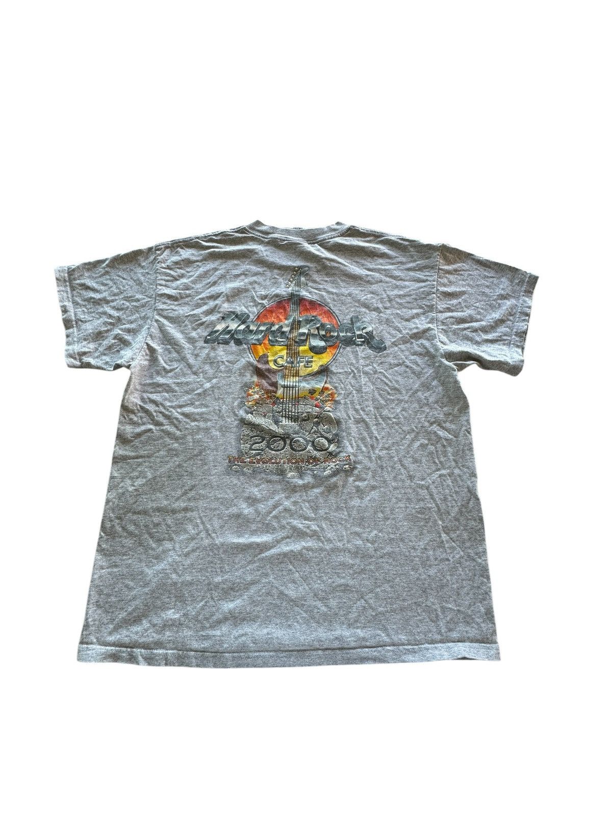 Hard Rock Cafe × Vintage Vintage 2000 Double Sided Hard Rock Cafe Guitar Graphic Tee Size US L / EU 52-54 / 3 - 3 Thumbnail