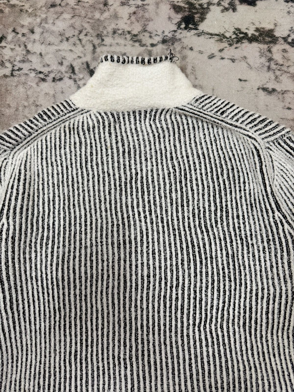 BIGI × Japanese Brand Men’s Bigi Knit Stripe Cardigan Size US S / EU 44-46 / 1 - 14 Thumbnail