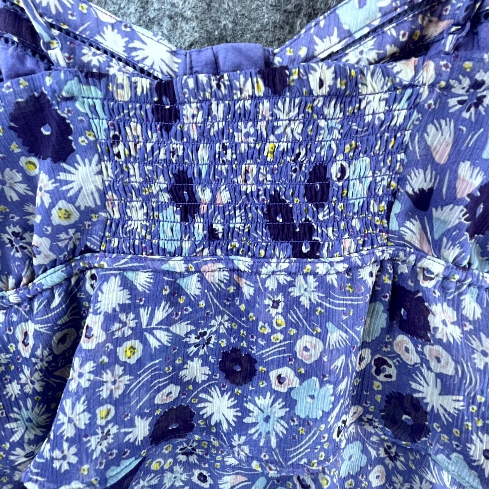 American Eagle Outfitters American Eagle Dress 2 Ruffle Tiered Babydoll Empire Fairy Size XS / US 0-2 / IT 36-38 - 3 Thumbnail