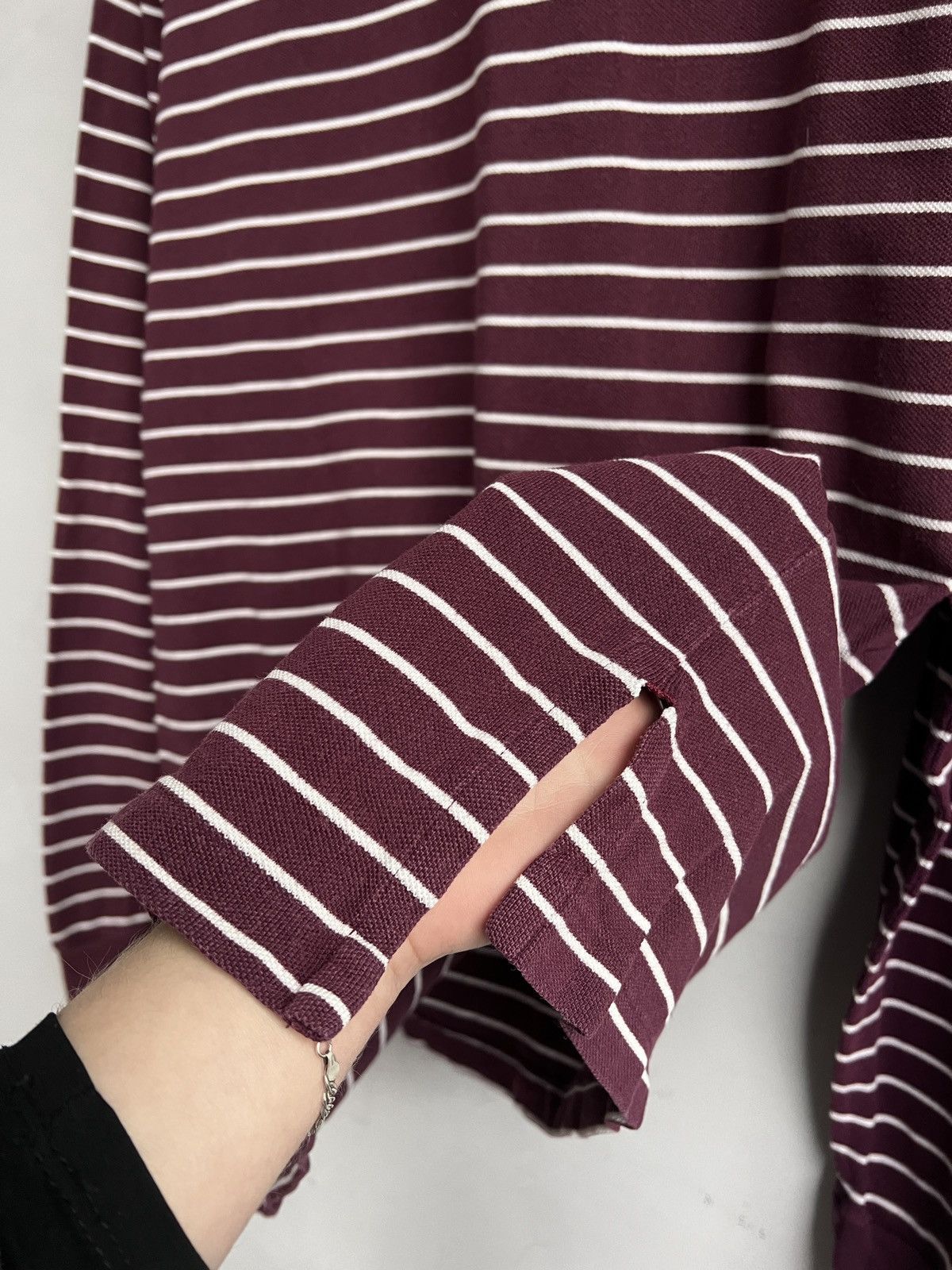 Polo Ralph Lauren Polo Ralph Lauren rugby Longsleeve Striped Burgundy color Size US L / EU 52-54 / 3 - 9 Thumbnail