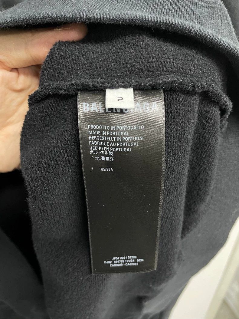 Balenciaga Balenciaga Loose zipper hooded sweater black Size US M / EU 48-50 / 2 - 3 Thumbnail
