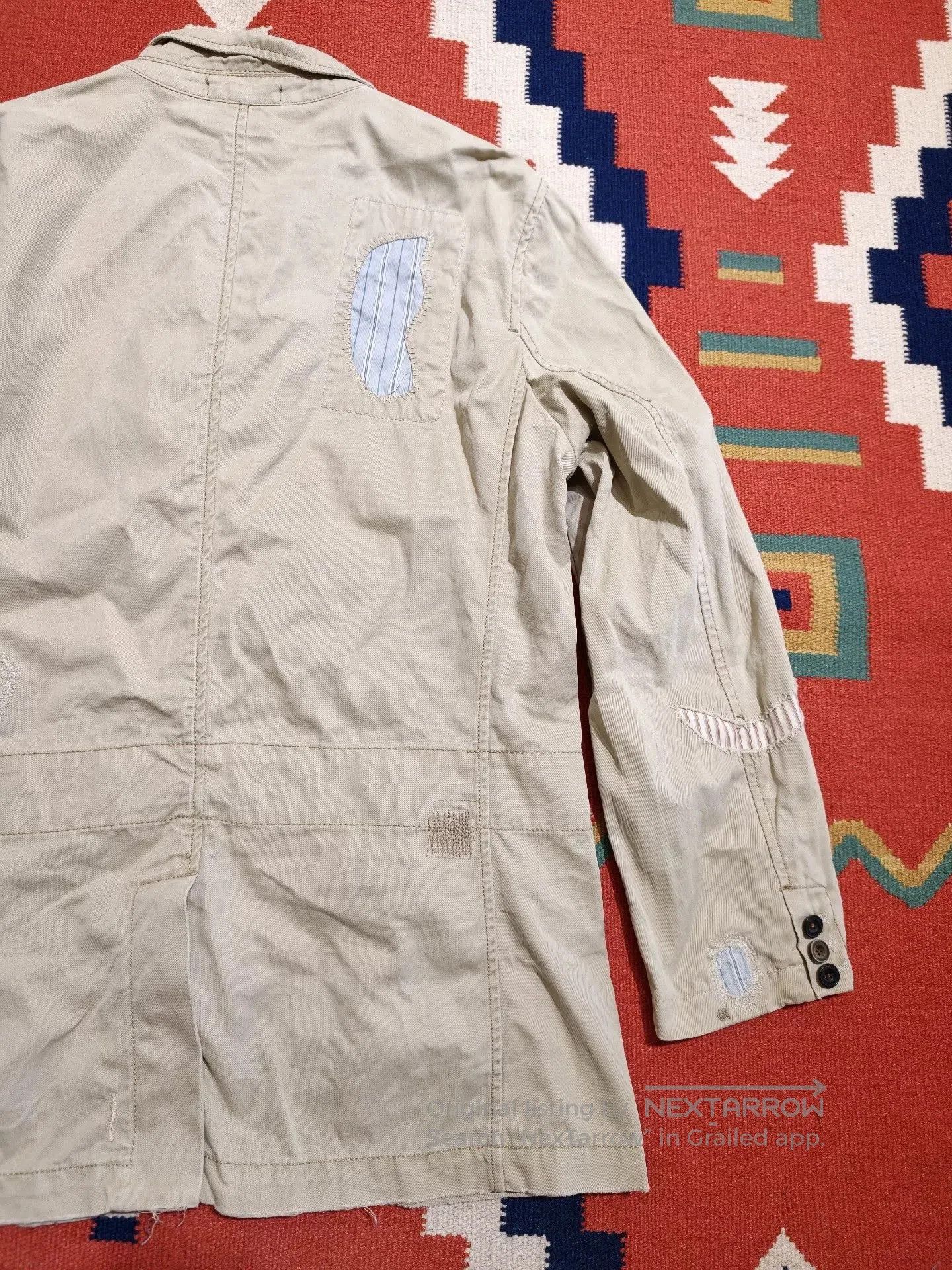 RRL Ralph Lauren RRL Distressed Patched Blazer. Size US L / EU 52-54 / 3 - 9 Thumbnail