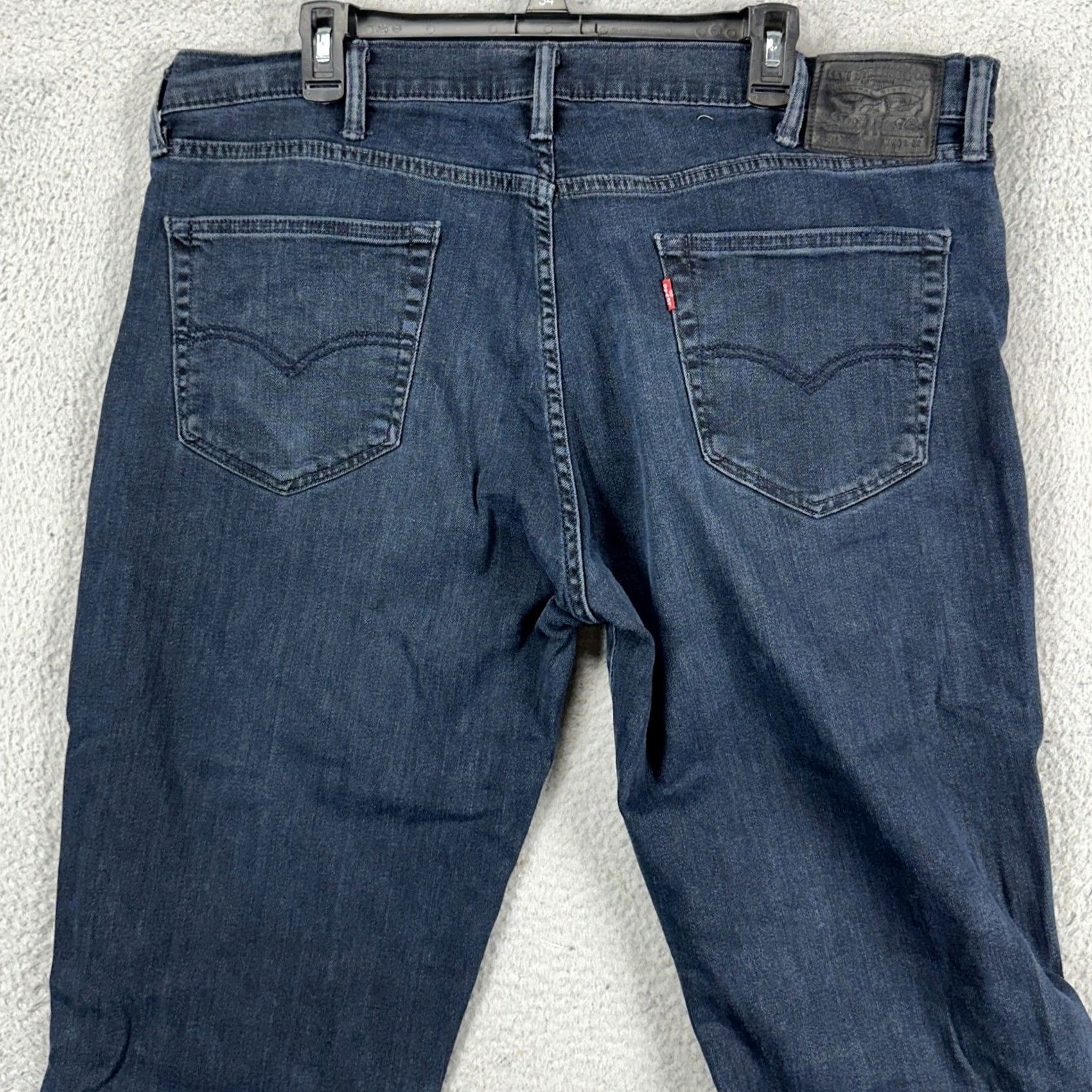 Levi's Levi's Jeans Mens Straight Leg 40X32 Denim Blue 5 Pocket Red Tab Cotton Spandex Polyester Pants Size US 40 / EU 56 - 3 Thumbnail