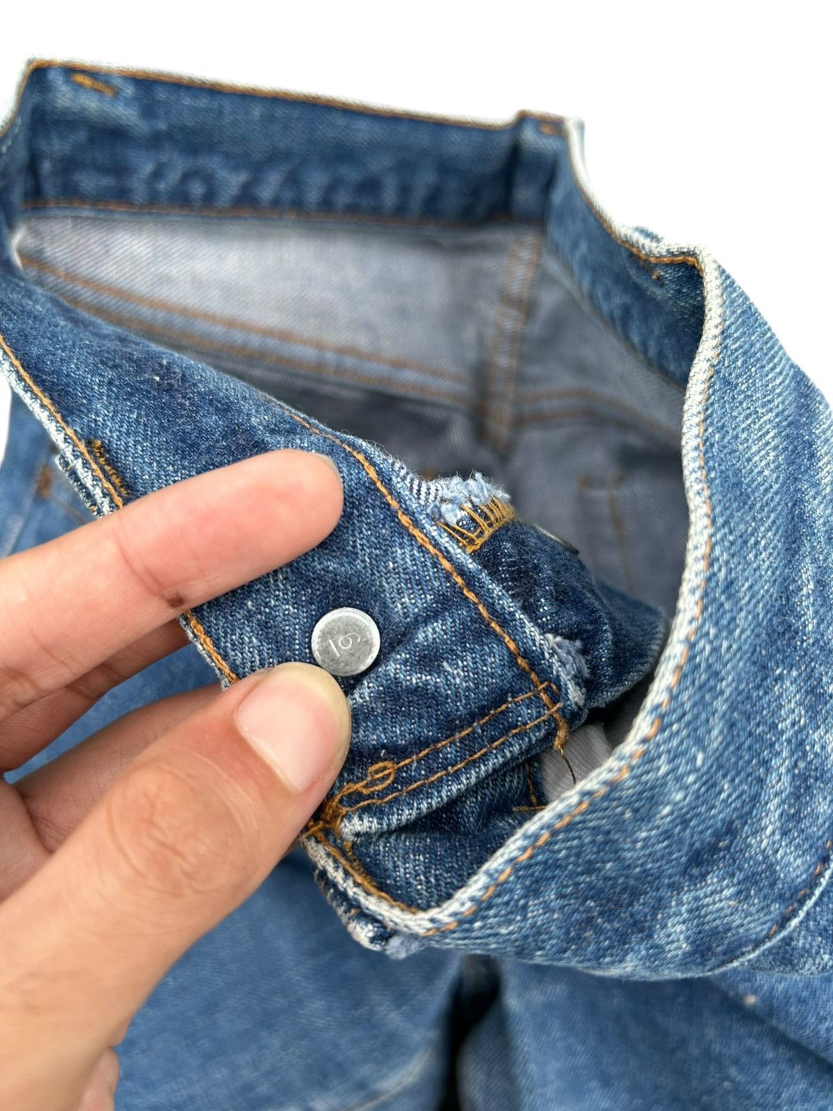 Levi's 50s-60s Vintage Levis Big E 6 Denim Jeans Rare Size US 26 / EU 42 - 5 Thumbnail