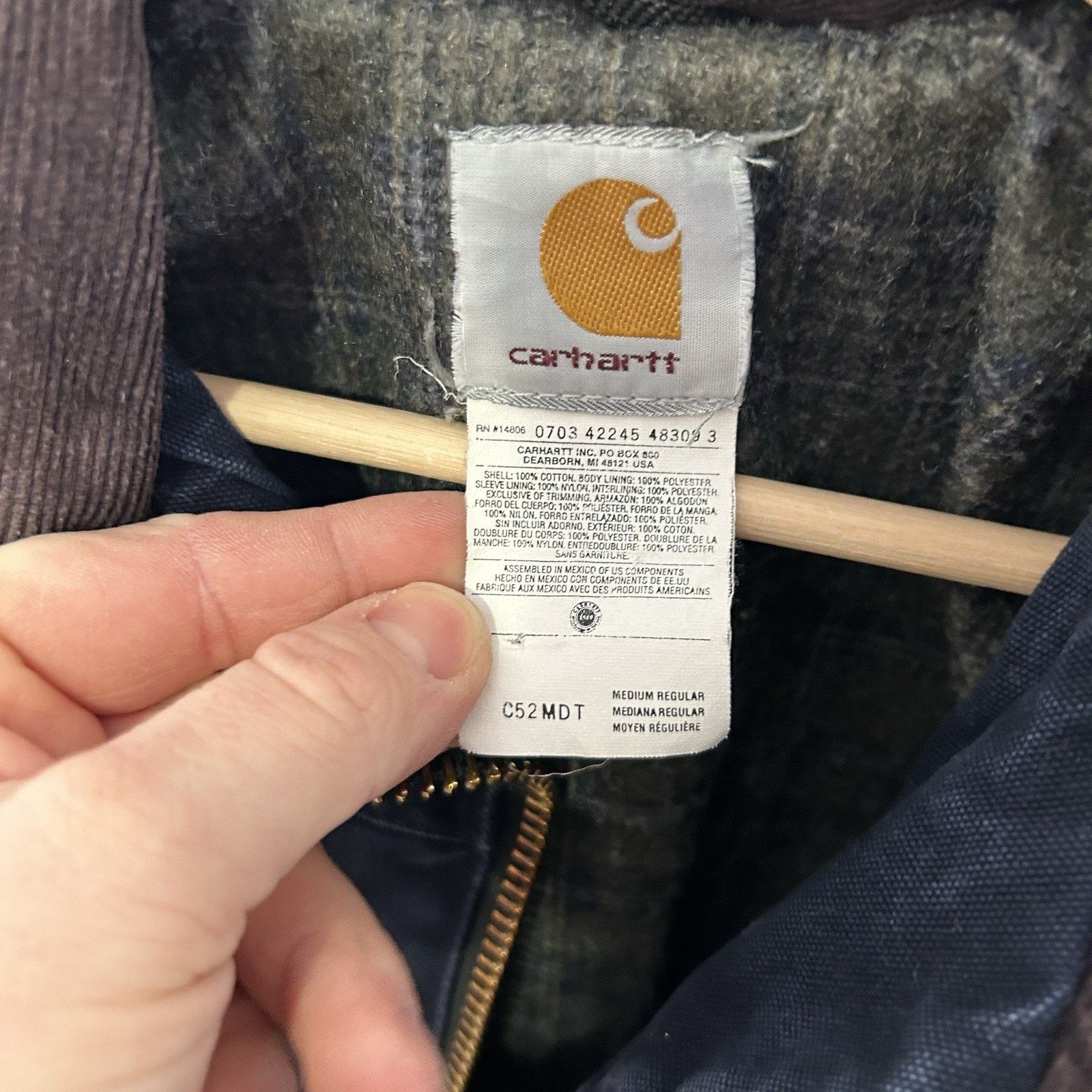 Carhartt Vintage Carhartt Blanket-Lined Barn Jacket “Midnight Blue” Size US M / EU 48-50 / 2 - 12 Thumbnail