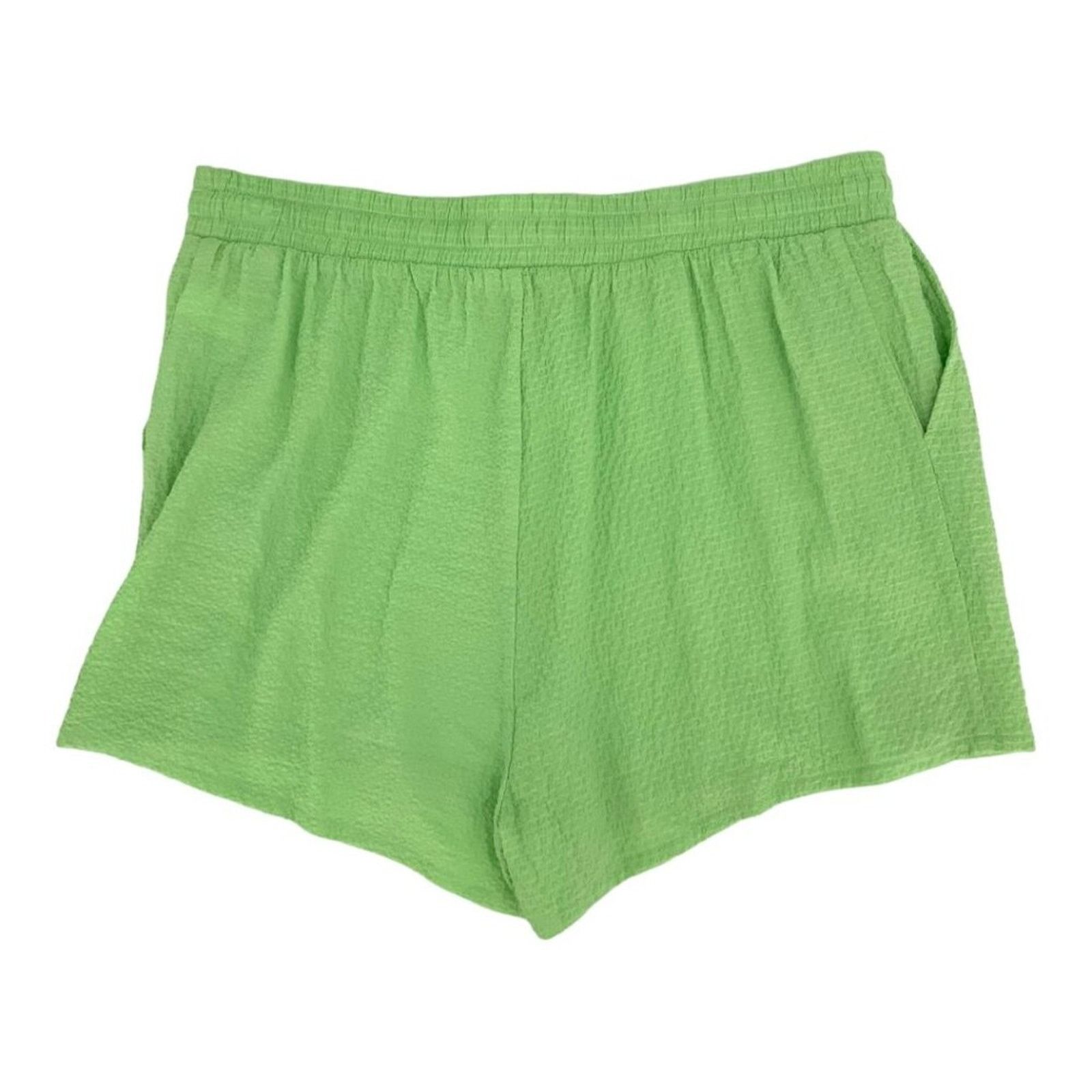 BP. BP Textured Drawstring Shorts Green Size 1X NWOT $35 MSRP Size 38" / US 16 / IT 52 - 5 Thumbnail