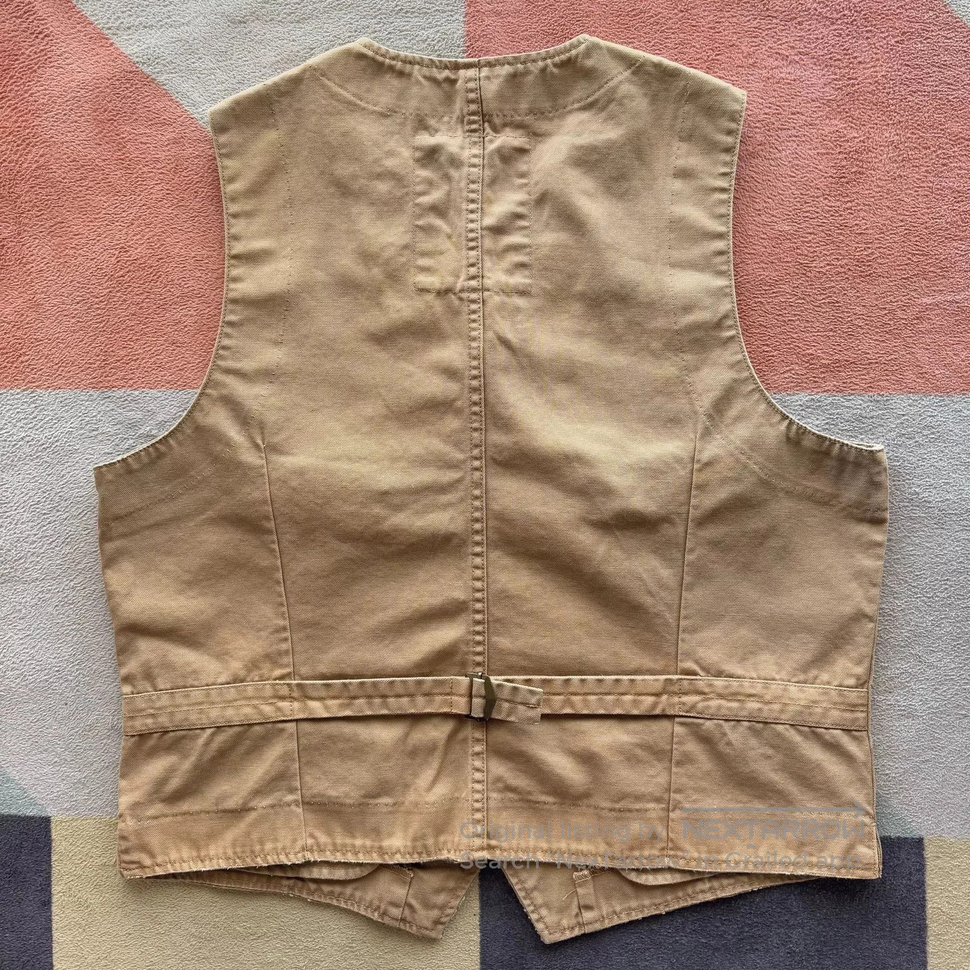 Denim & Supply Ralph Lauren Ralph Lauren Denim Supply Distressed Canvas Vest. Size US L / EU 52-54 / 3 - 2 Thumbnail