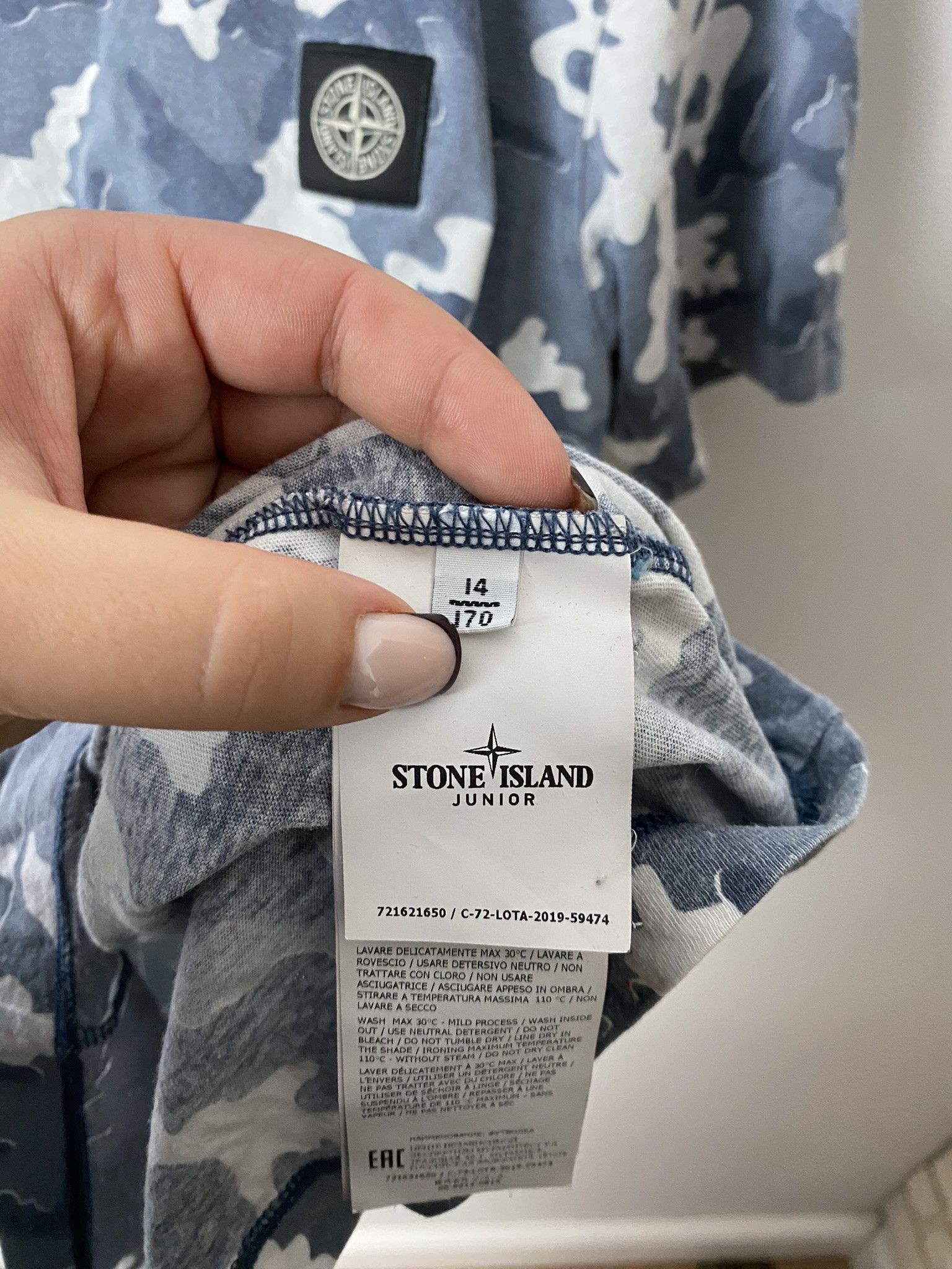 Stone Island Stone Island Junior small logo t-shirt tee camo Size US XS / EU 42 / 0 - 4 Thumbnail