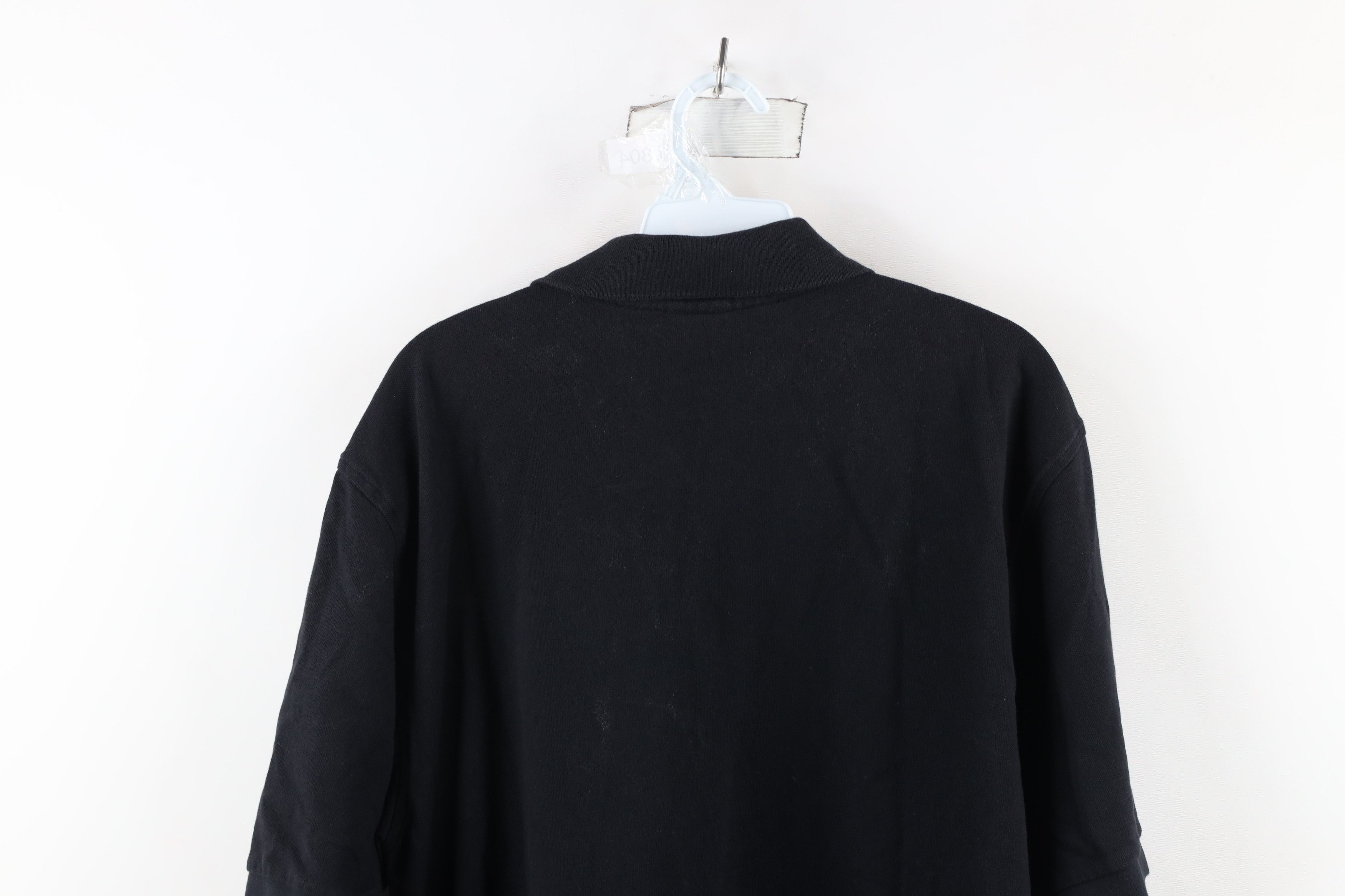 Brooks Brothers Vintage 90s Brooks Brothers Pique Cotton Polo Shirt Black Size US L / EU 52-54 / 3 - 12 Thumbnail