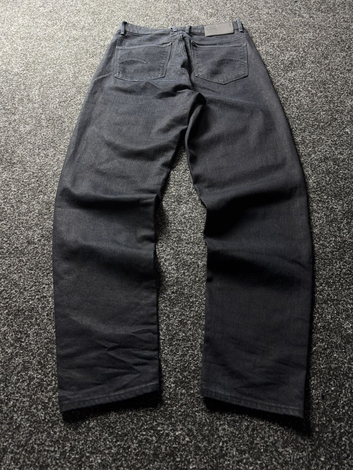 G-Star G-Star RAW Janeh Loose Tapered Jeans Black Cradle Denim Y2K Size 29" - 10 Thumbnail