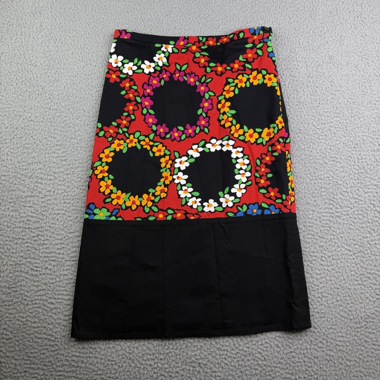 agnes b. agnès b. PARIS Vintage Floral A-Line Skirt Size 36 (26x24) Size 30" / US 8 / IT 44 - 1 Thumbnail