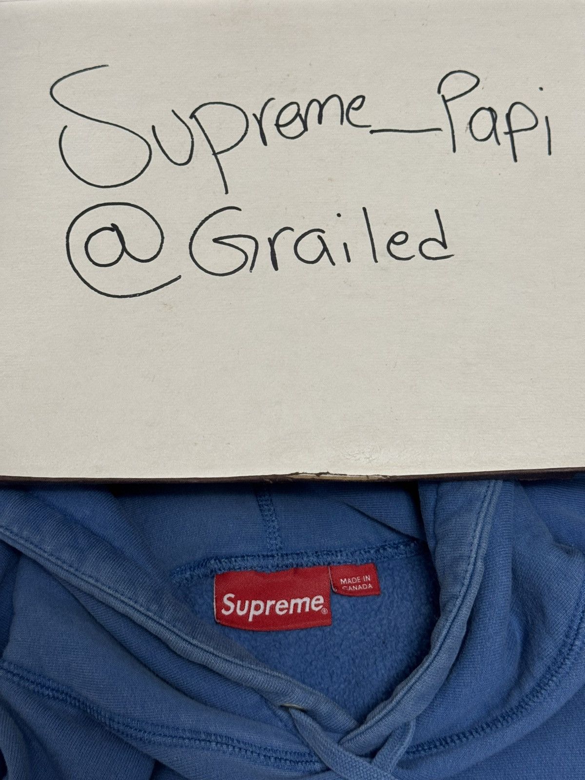 Supreme Supreme Sleeve Patch Hoodie SS17 SZ Medium Royal 🔥 Size US M / EU 48-50 / 2 - 14 Thumbnail