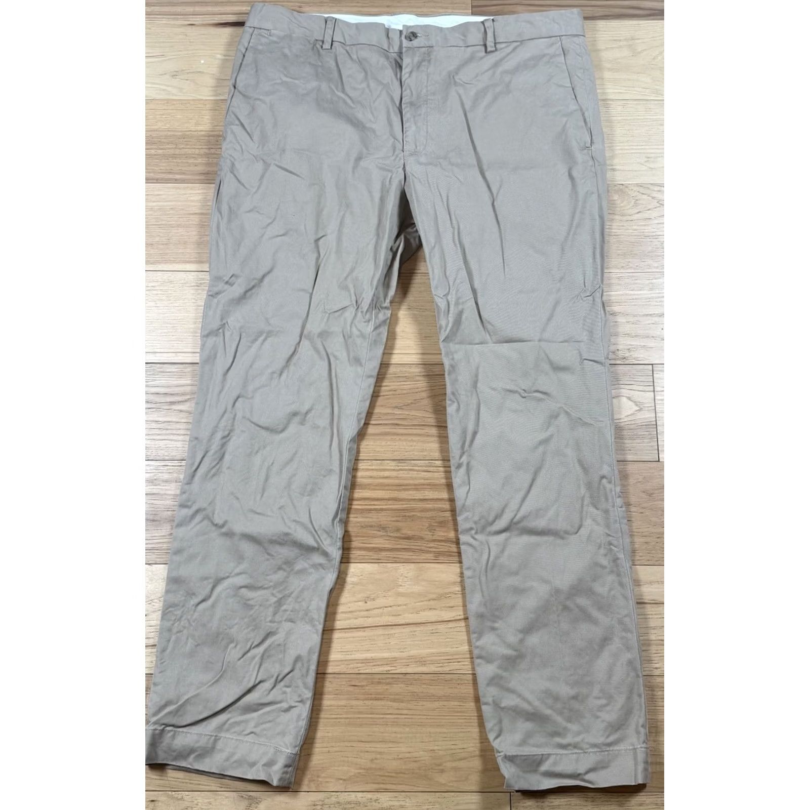Polo Ralph Lauren VINTAGE Polo Ralph Lauren Pants Dress Slim 36x30 Mens Regular Beige Khaki Chino Cuffed Mens Fashion Polo Ralph Lauren Andrew Size US M / EU 48-50 / 2 - 2 Thumbnail