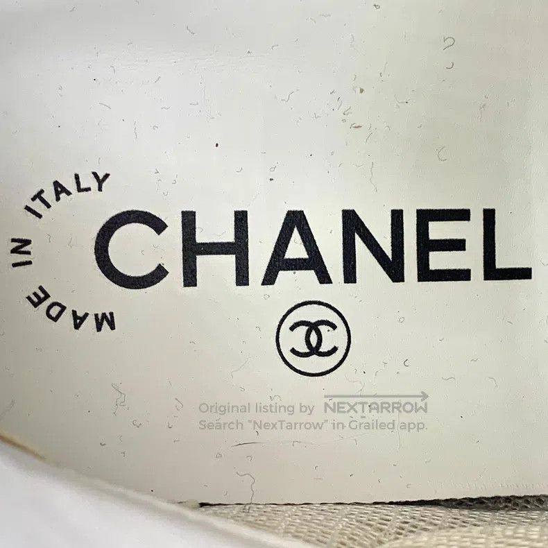 Chanel Chanel Black and white colour-blocked lacing casual flat h Size US 5.5 / IT 35.5 - 7 Thumbnail