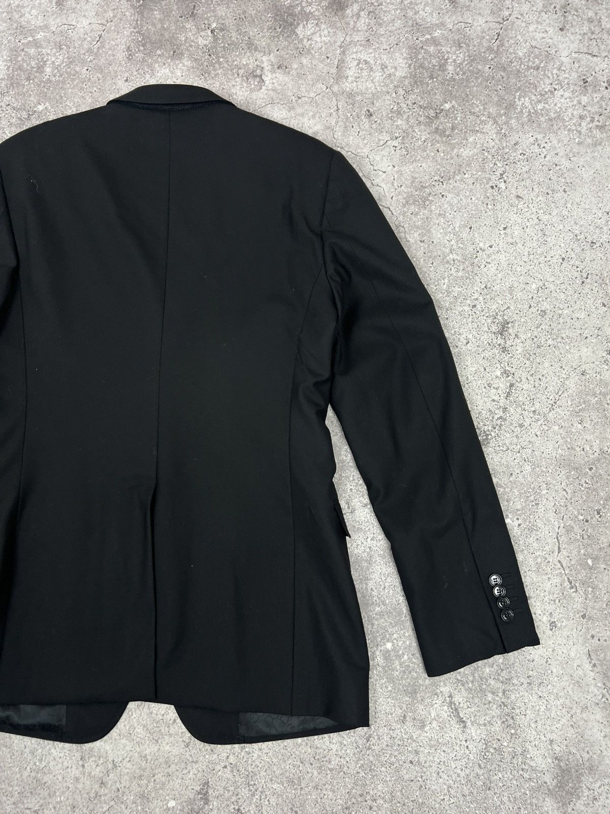 Dolce & Gabbana Dolce & Gabbana Martini Lana Virgin Wool Blazer Size 48R - 18 Thumbnail