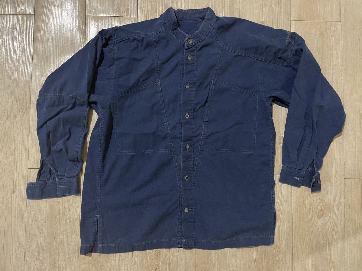 Issey Miyake Vintage Issey Miyake Skyline Pullover Button Up Tee Size US M / EU 48-50 / 2 - 1 Thumbnail