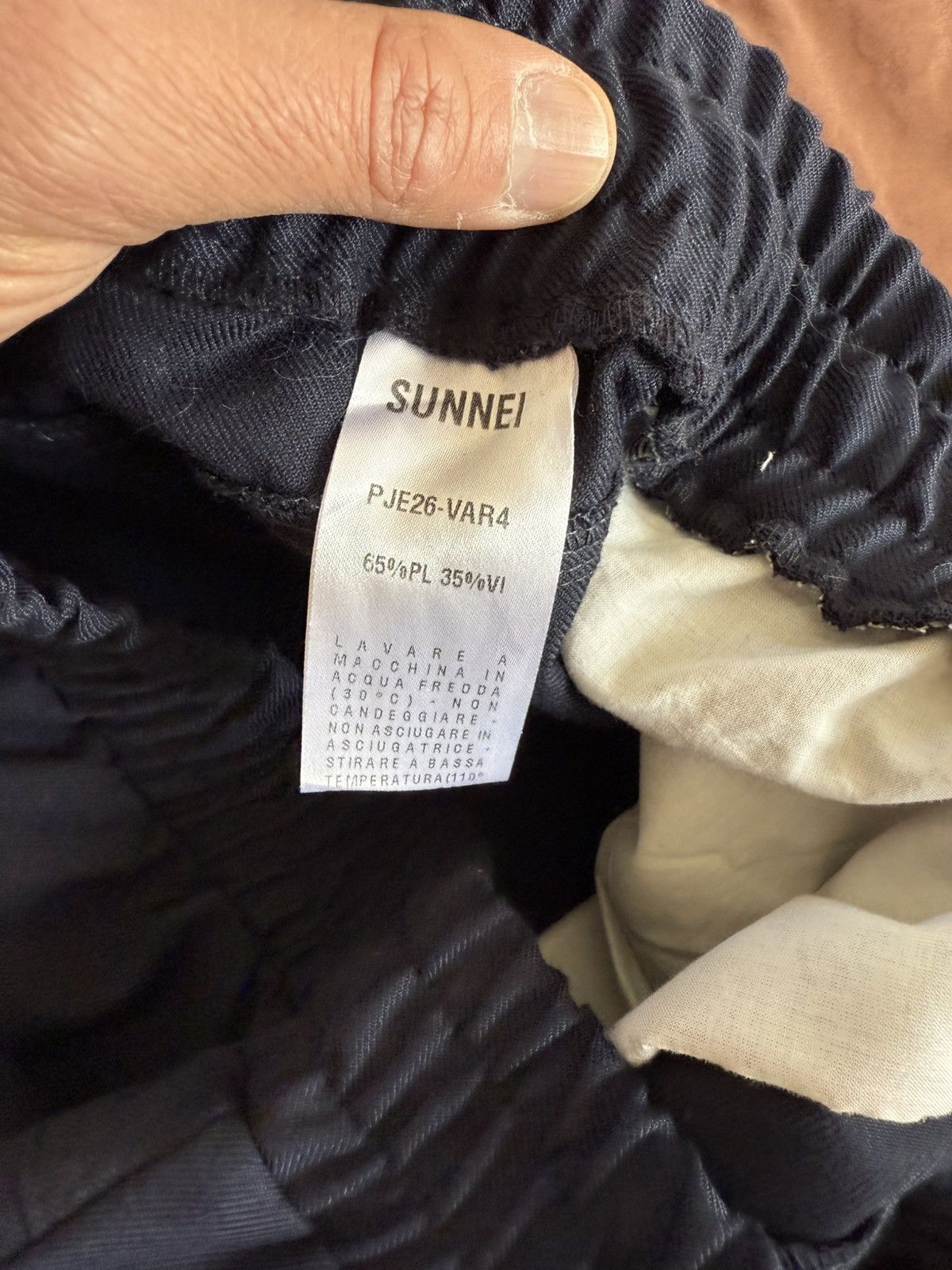 Sunnei Sunnei dark navy casual loose pants Size US 30 / EU 46 - 3 Thumbnail