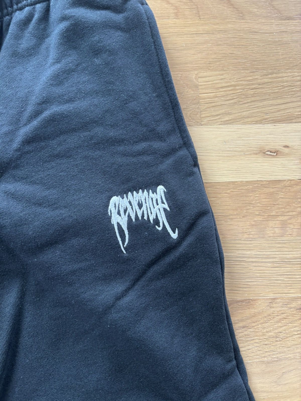 Revenge Revenge Black Basic Sweatpants Size Medium Size US 32 / EU 48 - 3 Thumbnail