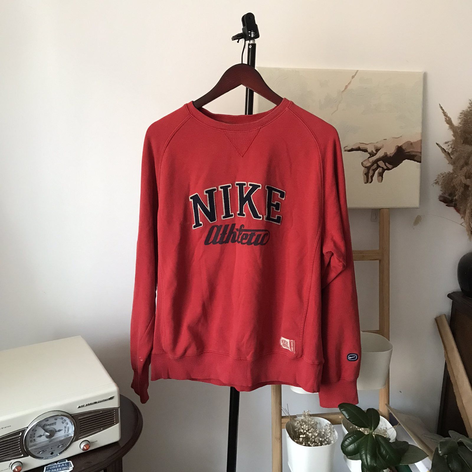 Nike Vintage 90s red sweatshirt