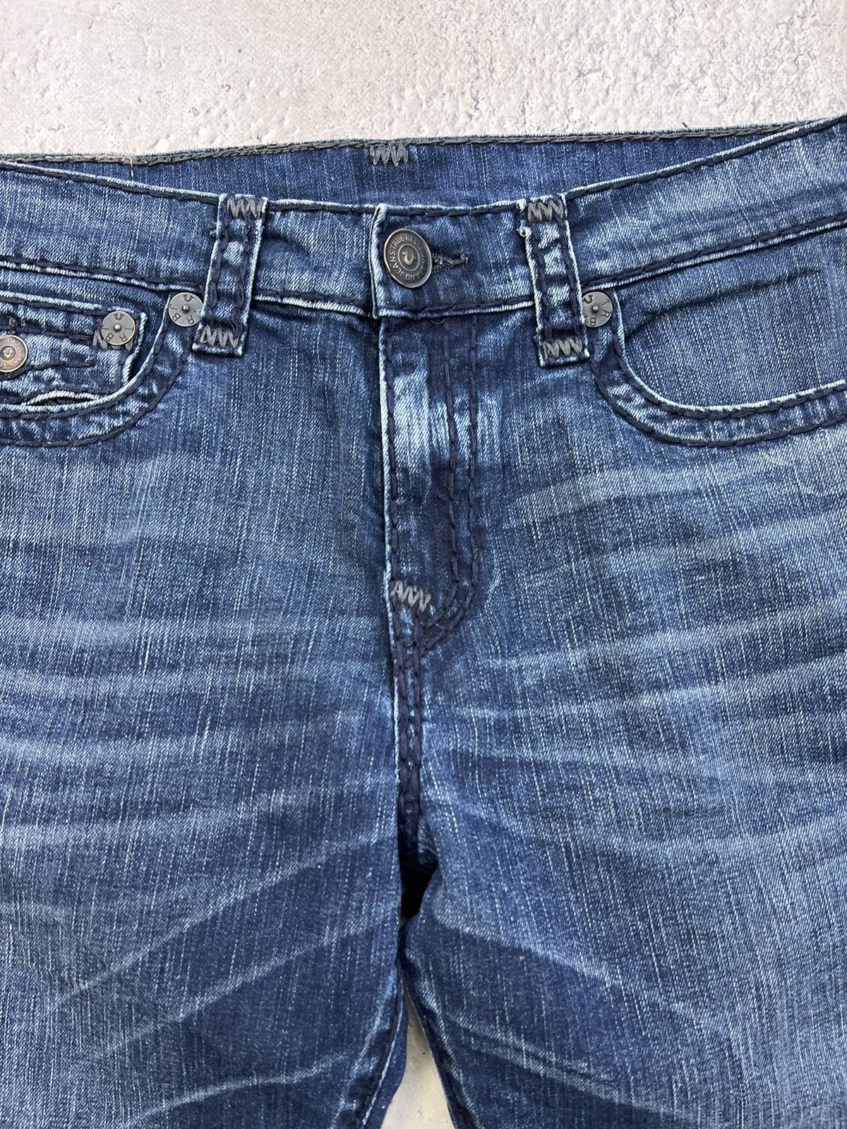 Japanese Brand × True Religion True Religion y2k Flare Japanese Jeans Distressed Size US 34 / EU 50 - 14 Thumbnail
