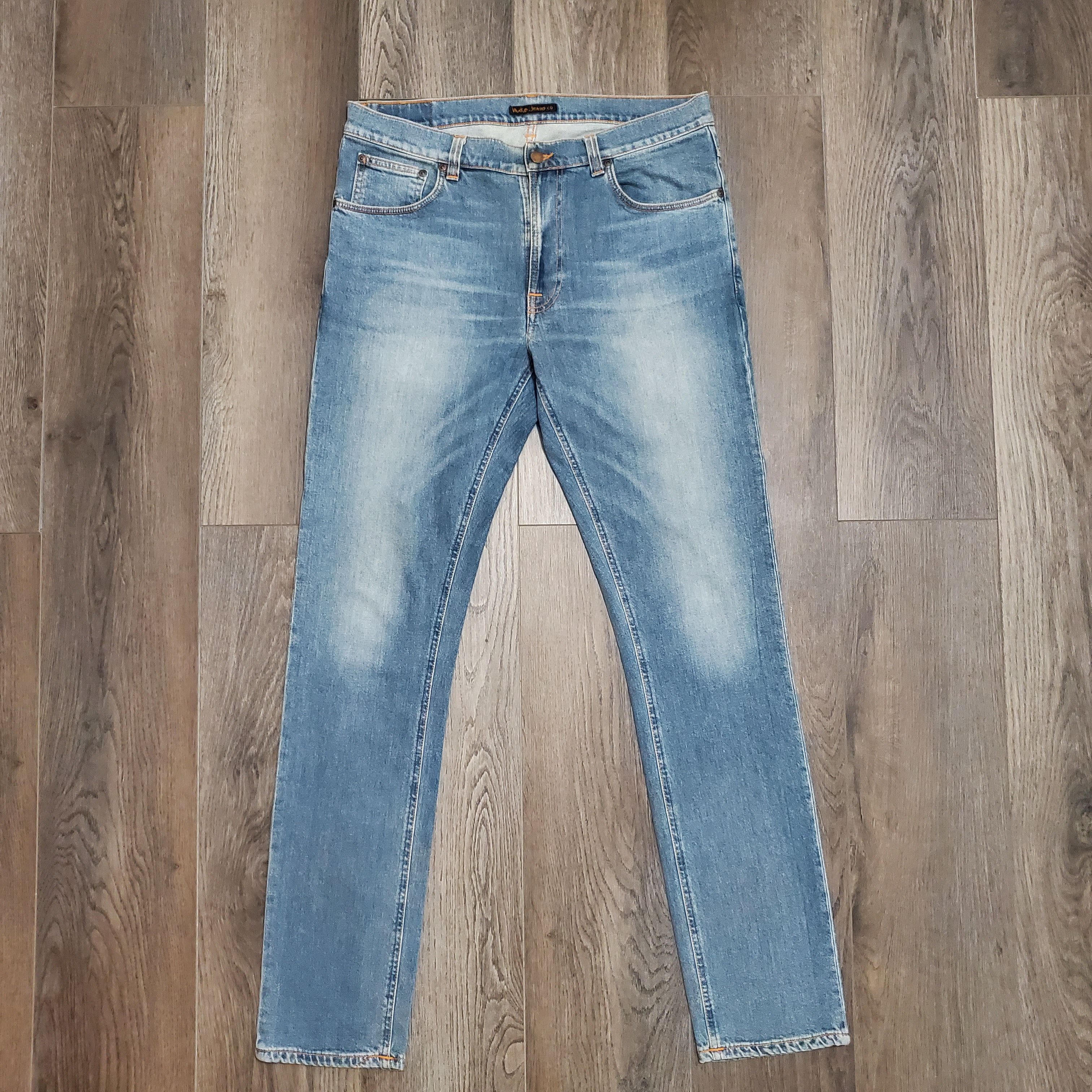 Nudie Jeans Nudie Jeans Lean Dean Mid Stone Comfort 34x34 Size US 34 / EU 50 - 1 Thumbnail