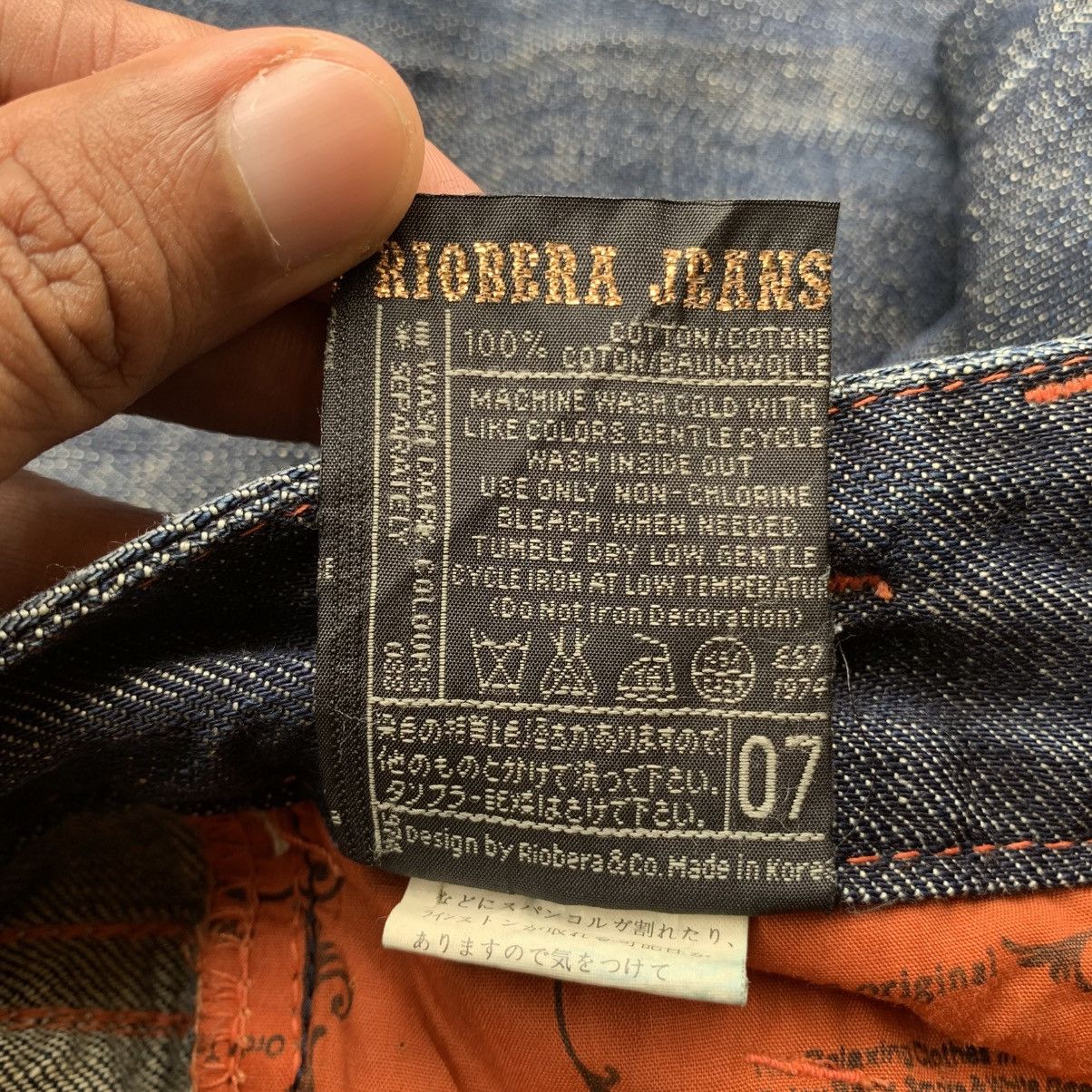 Japanese Brand Vintage Riobera Distressed Flare Denim Jeans Size US 33 - 14 Thumbnail