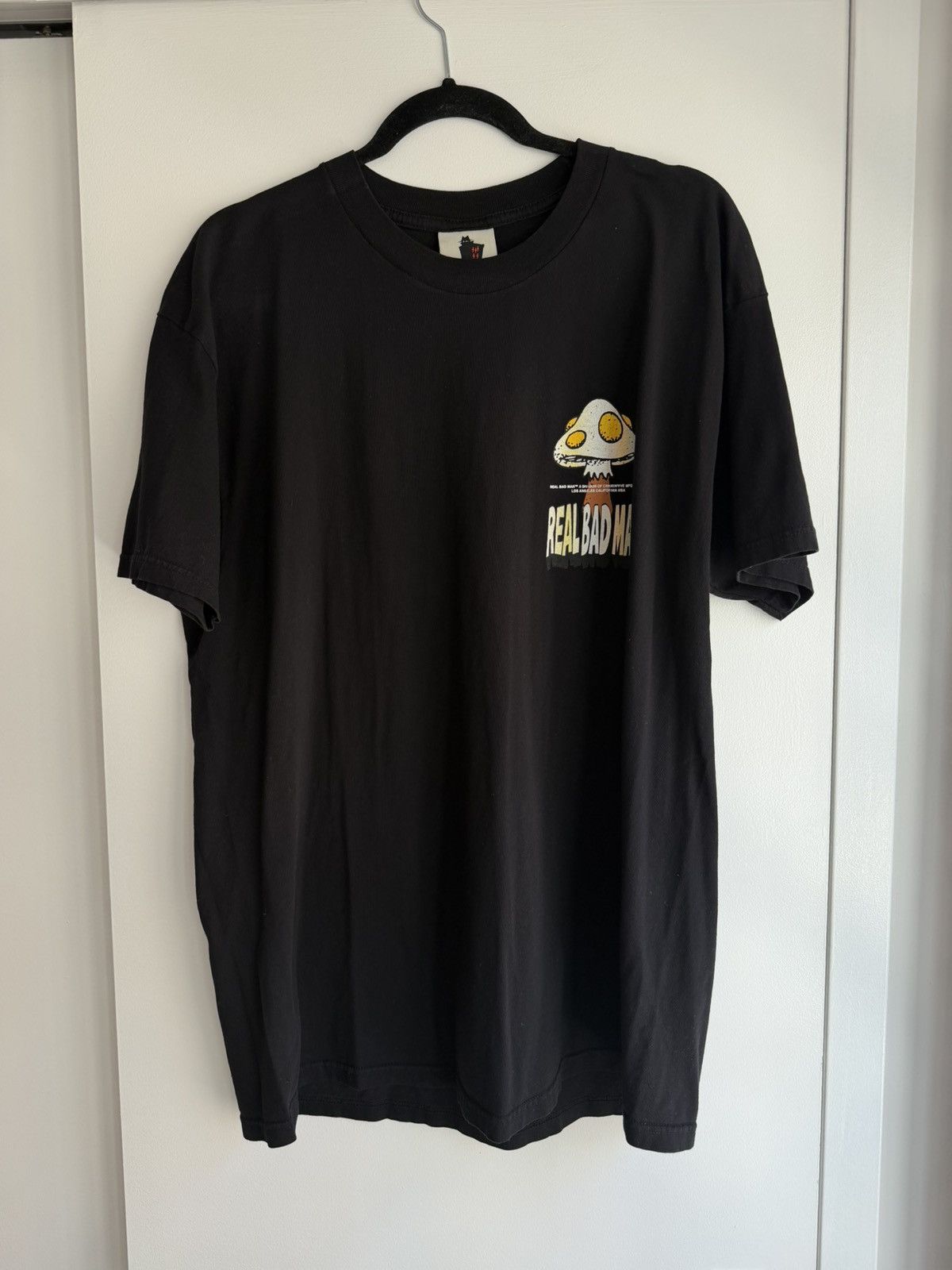 Real Bad Man REAL BAD MAN SHROOMER TEE - BLACK - SIZE L Size US L / EU 52-54 / 3 - 1 Thumbnail