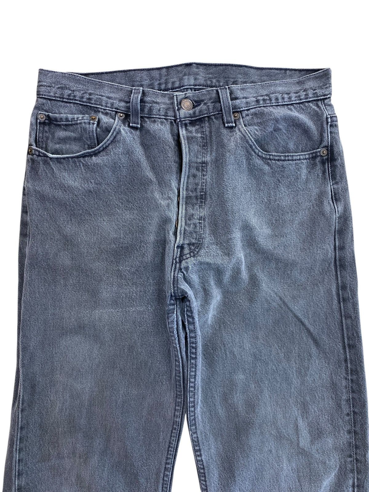 Levi's Levi’s 501 Black Wash Style Loose Jeans Size US 32 / EU 48 - 2 Thumbnail